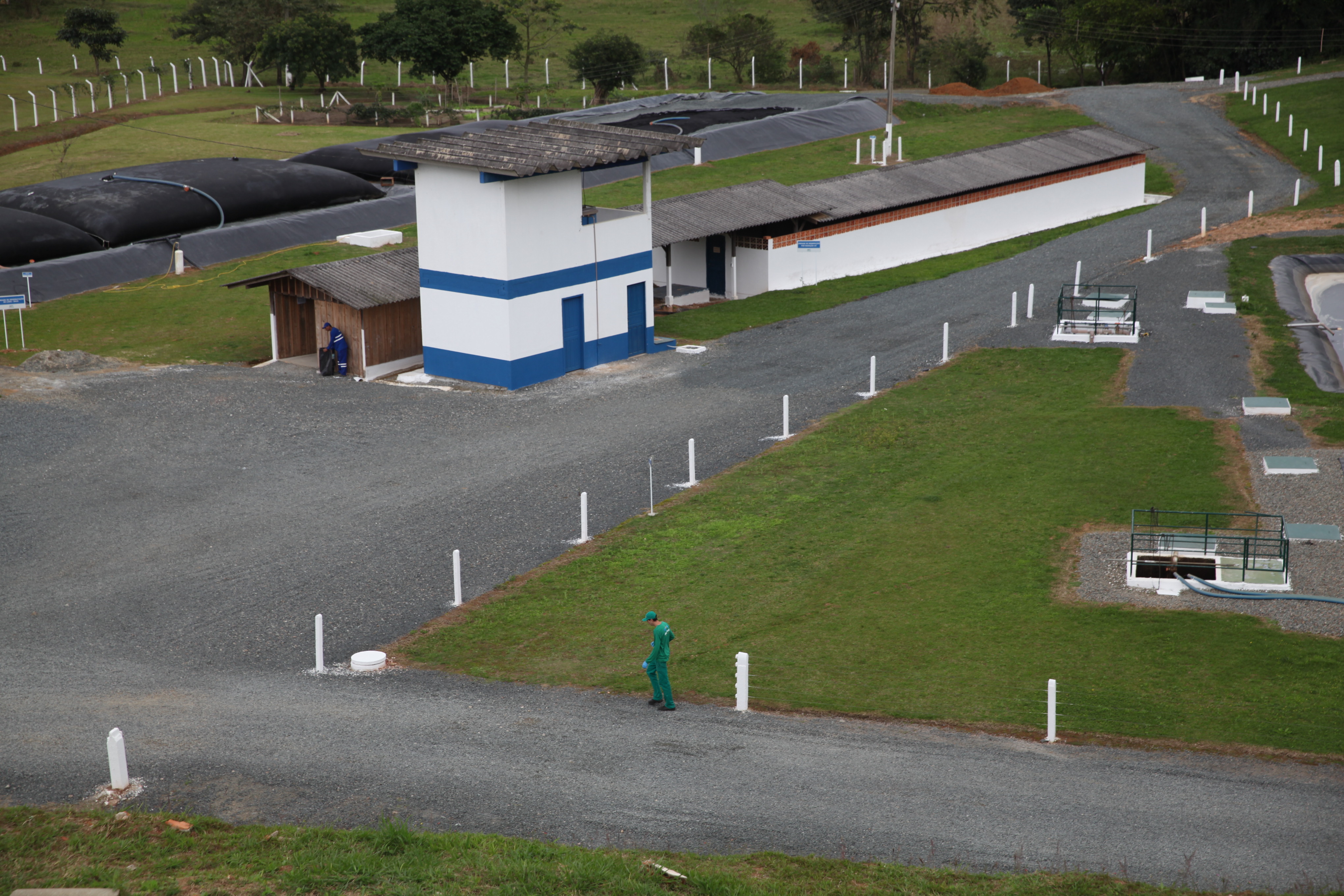 Usina de Biogás em Itajaí. Foto: Miriam Zomer/Agência AL