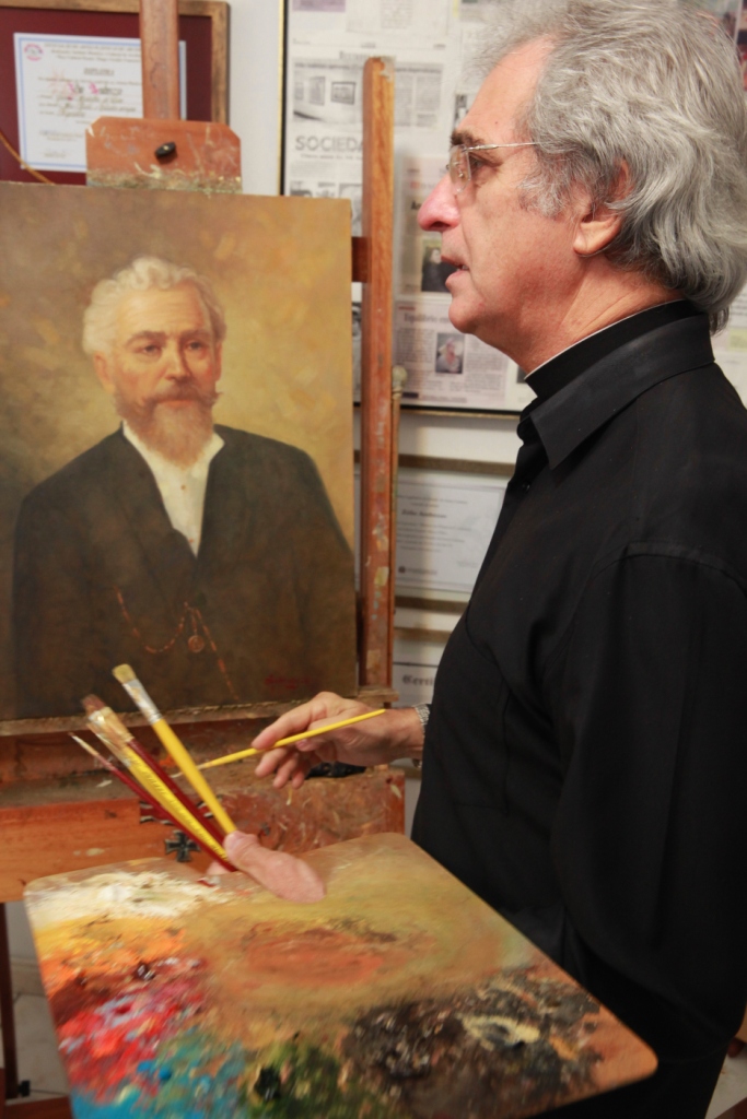 Artista Plástico Zélio Andrezzo    Foto Carlos Kilian/Agência AL