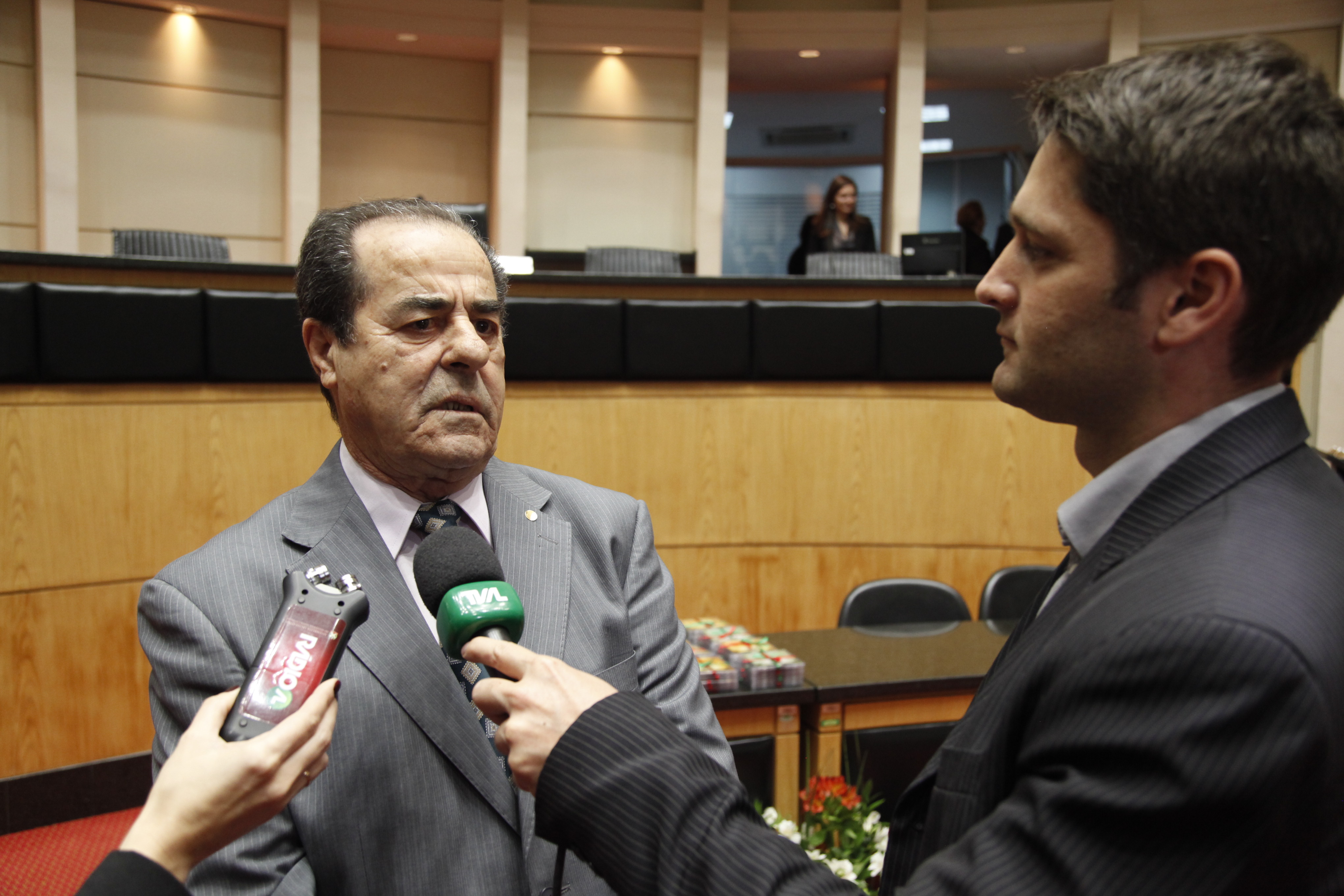 Gilson dos Santos - Comemoração aos 180 anos da Instalação do Parlamento Catarinense. Foto: Carlos Kilian/Agência AL