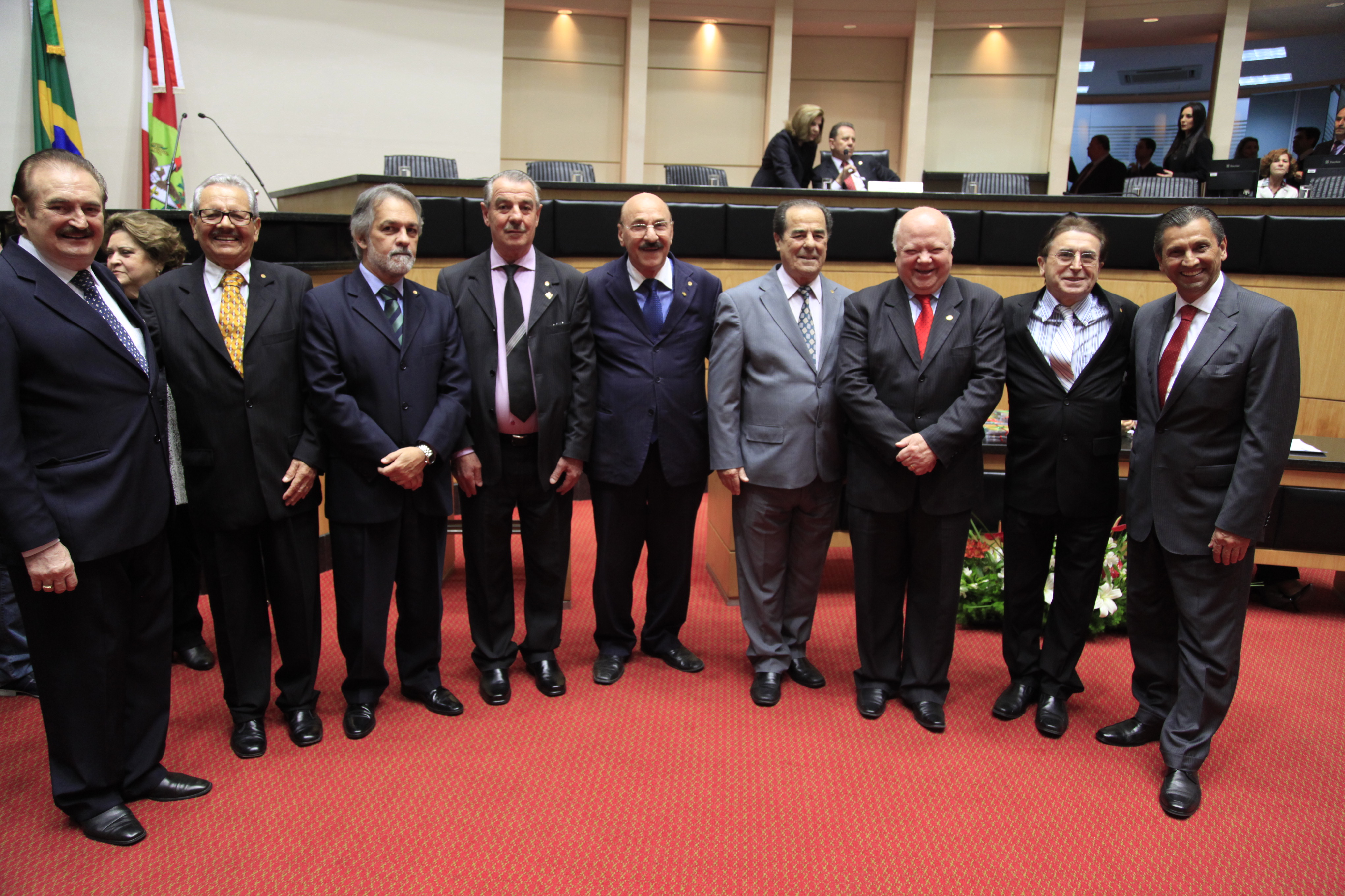 Comemoração aos 180 anos da Instalação do Parlamento Catarinense. Foto: Carlos Kilian/Agência AL