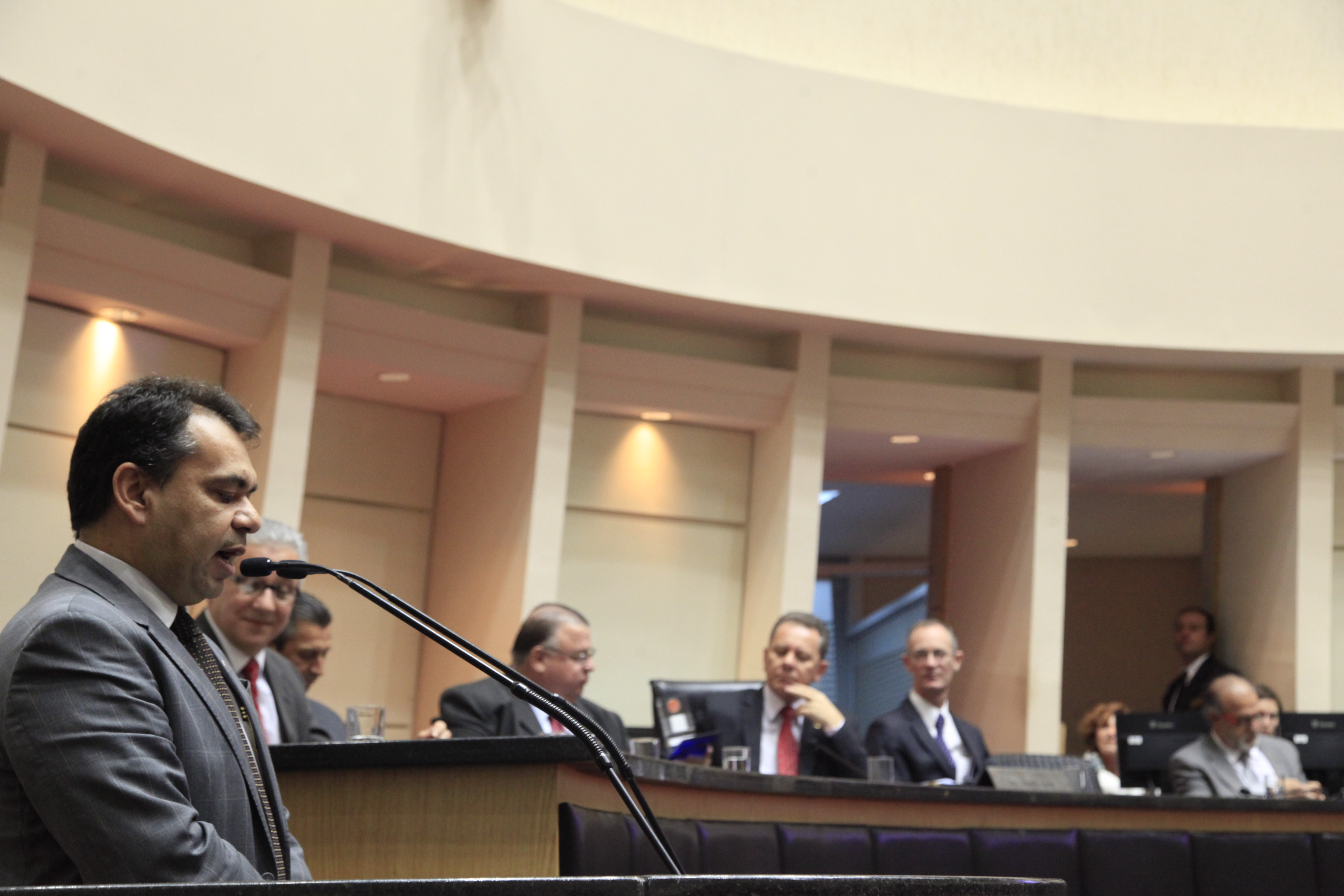 Lançamento dos Selos Personalizados e Carimbo Comemorativo em comemoração aos 180 anos da Instalação do Parlamento Catarinense. Foto: Carlos Kilian/Agência AL
