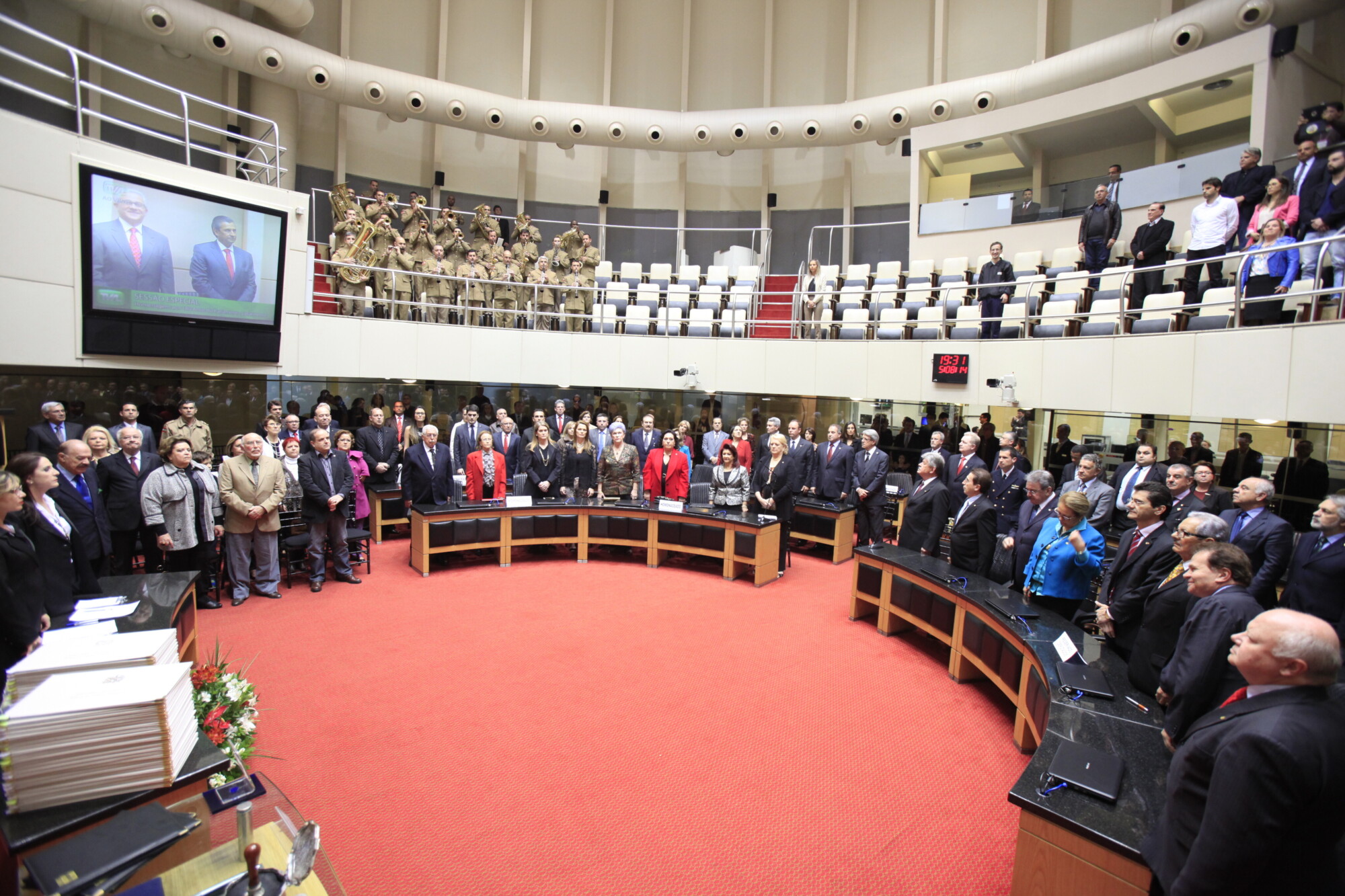 Sessão especial em homenagem aos 180 anos do Parlamento FOTOS: Carlos Kilian/Agência AL