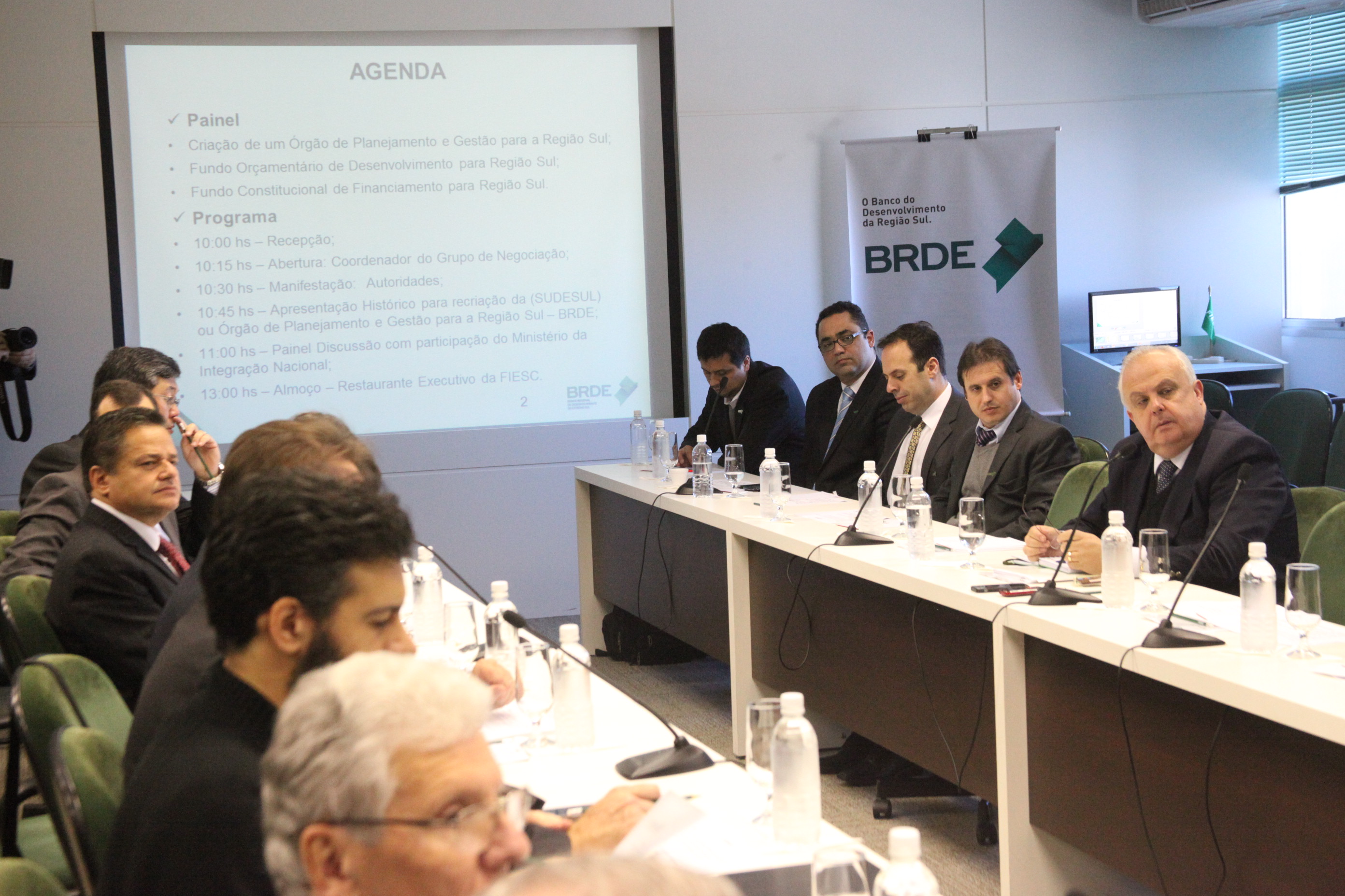 FIESC e BRDE debatem criação de fundo de investimento para o Sul. Foto: Fábio Queiroz / Agência AL