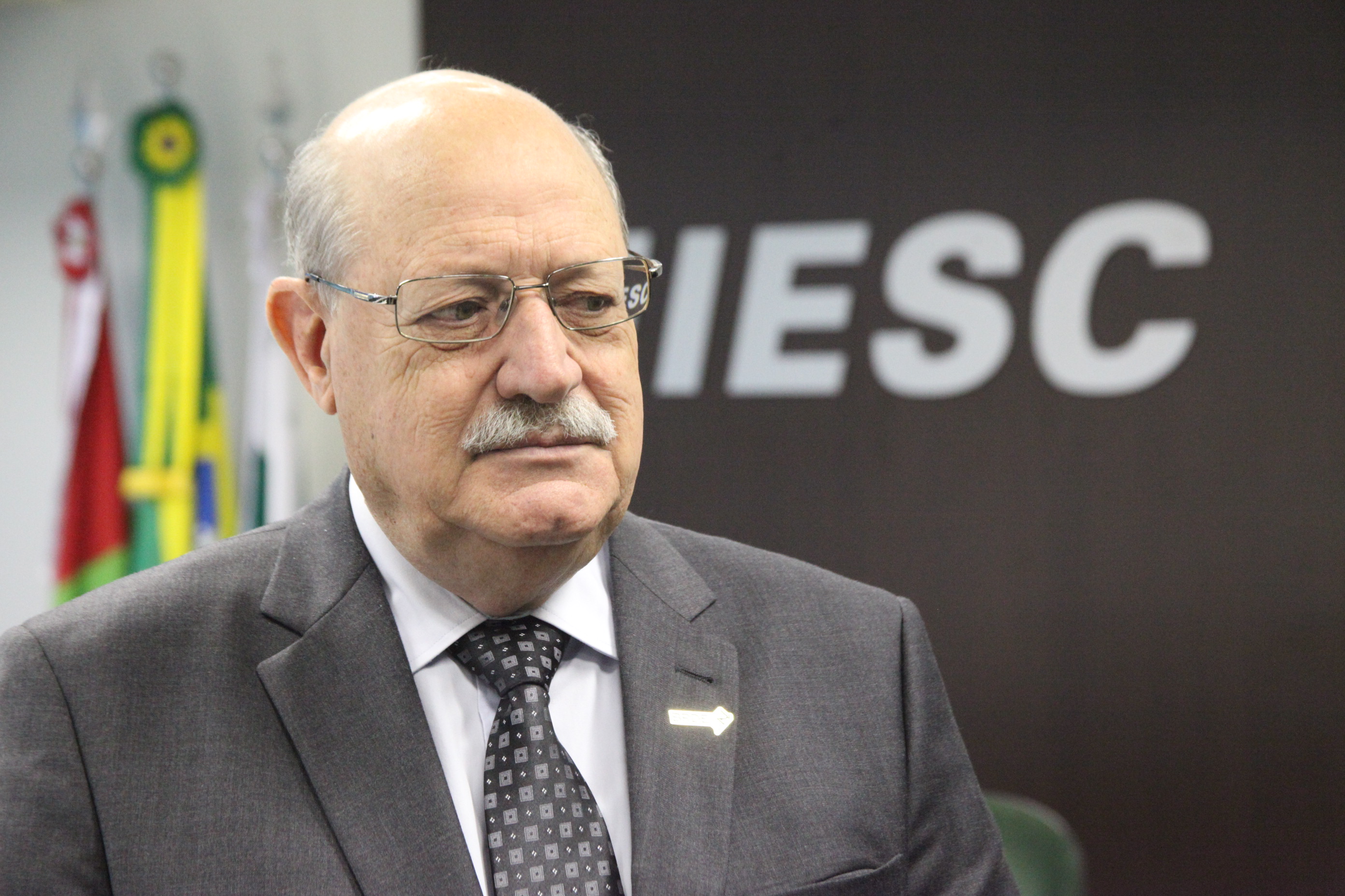 Neuto de Conto - vice-presidente da Fiesc. FIESC e BRDE debatem criação de fundo de investimento para o Sul. Foto: Fábio Queiroz / Agência AL