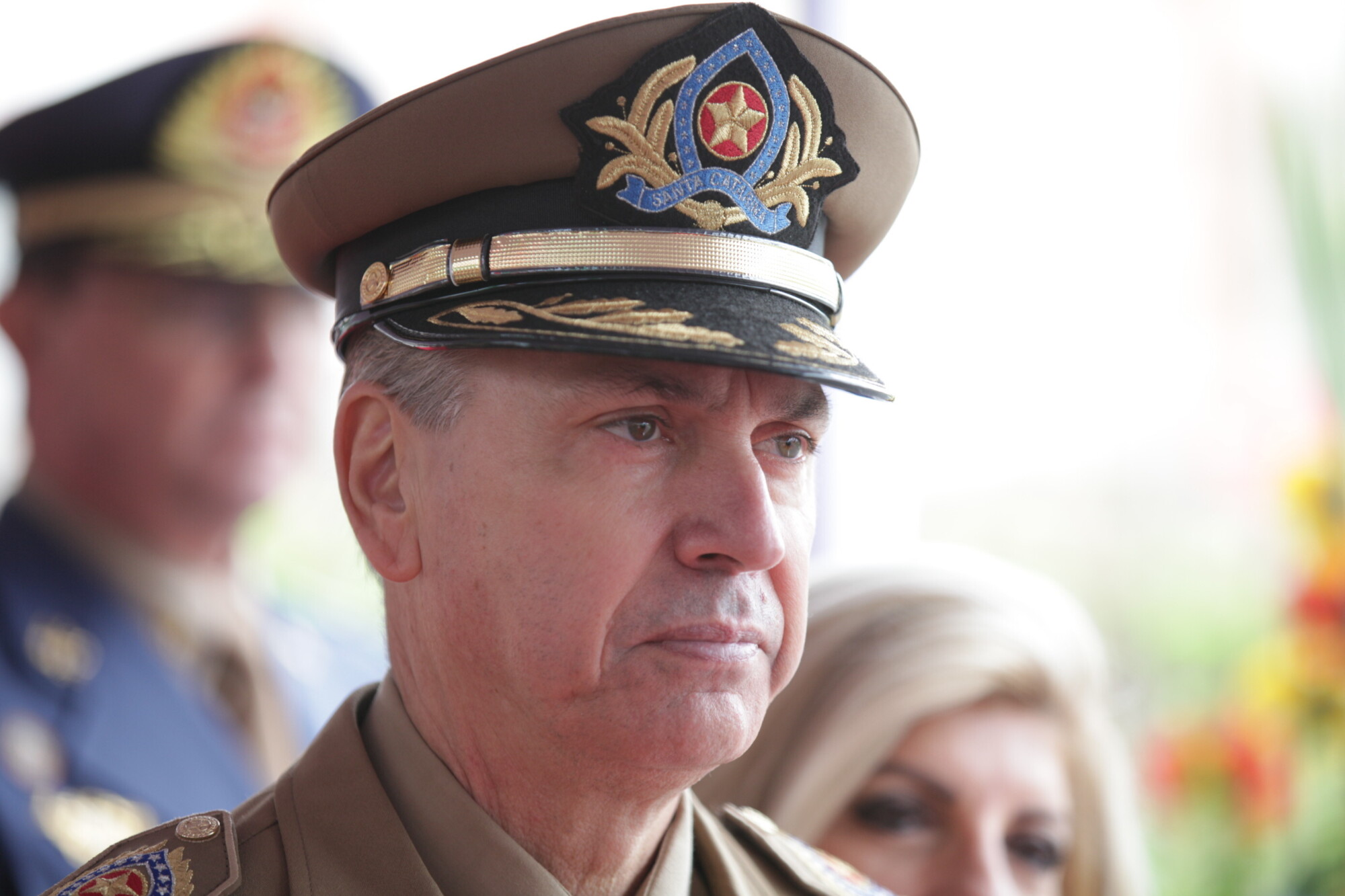 Comandante geral da PM, Coronel Valdemir Cabral