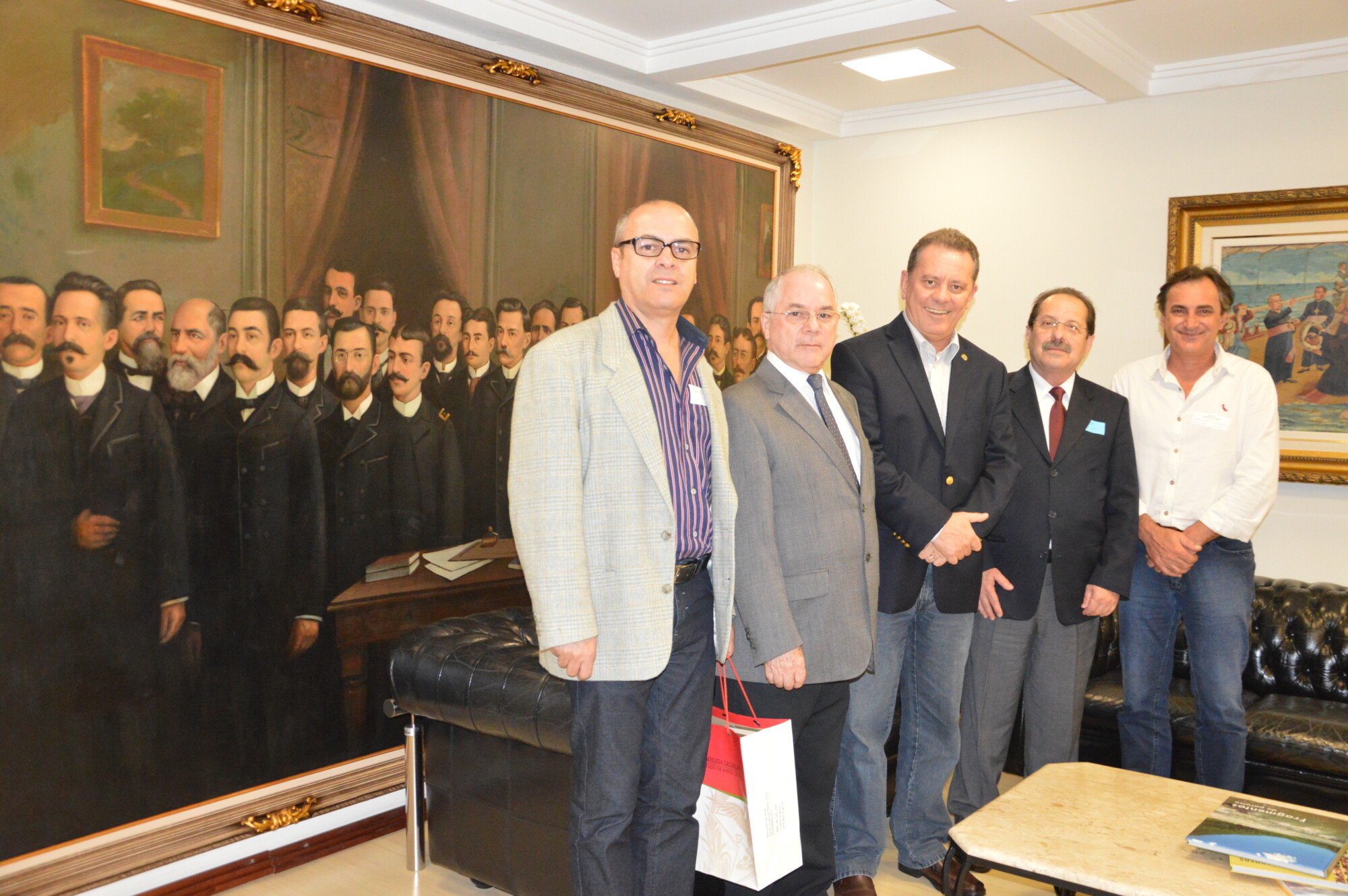 Comissão que irá planejar os eventos FOTO: Júlio Cancellier/Divulgação
