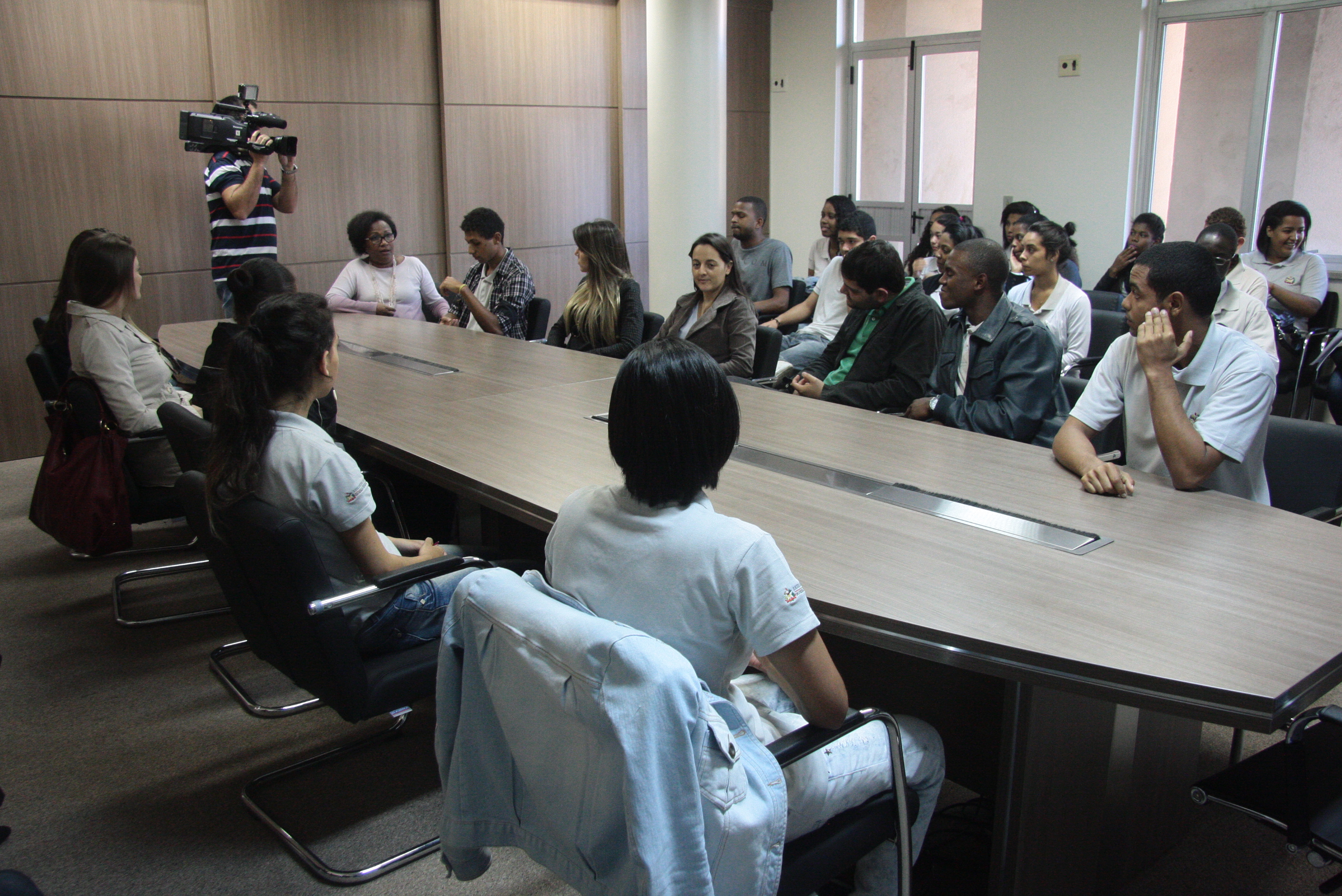 Estagiarios do PAB Visita a Prefeito Cesar Farias _fotos Eduardo Guedes de Oliveira / Agência AL