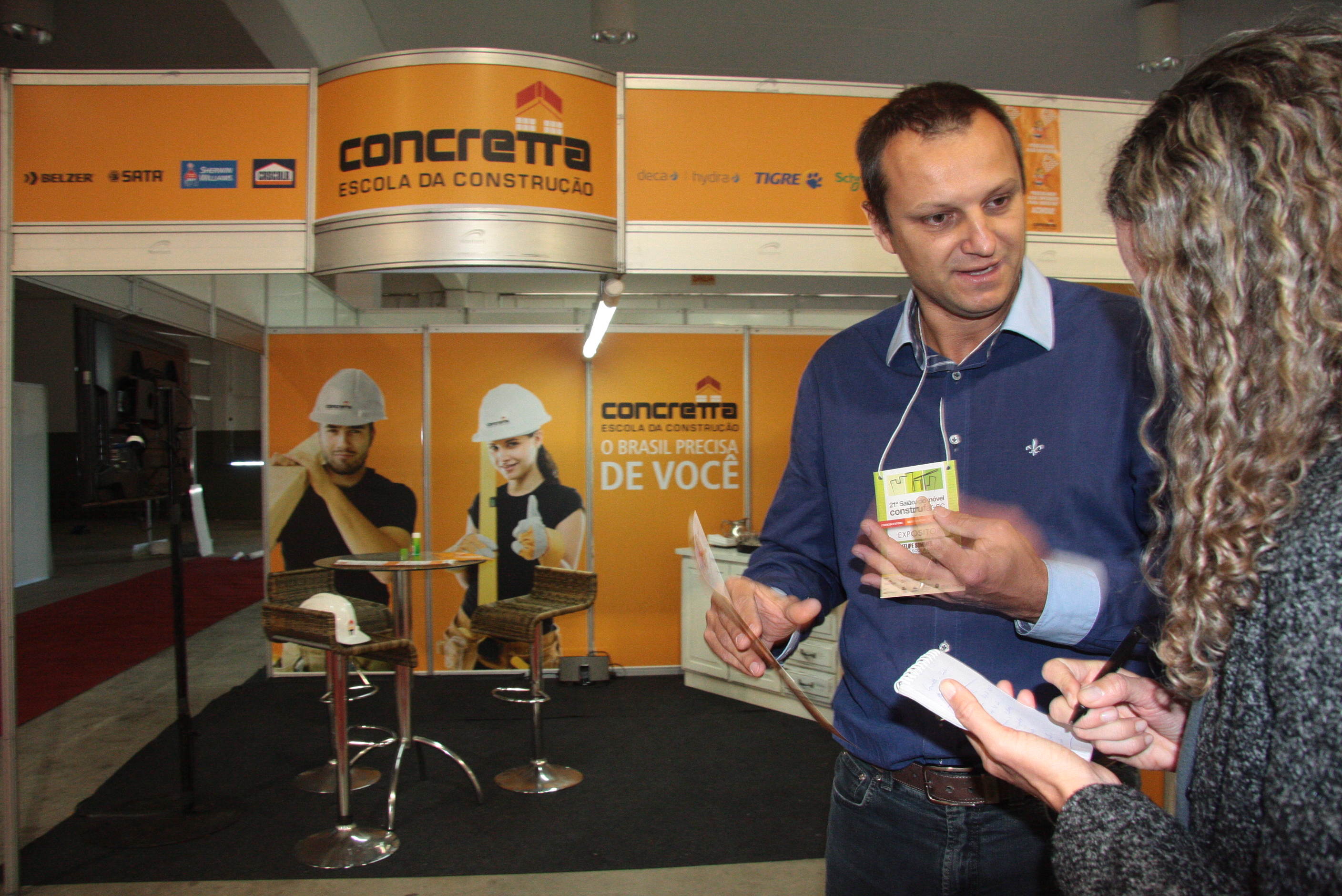 Felipe Sommer - Salão do Imóvel - Construfair-SC. Foto: Eduardo Guedes de Oliveira/Agência AL