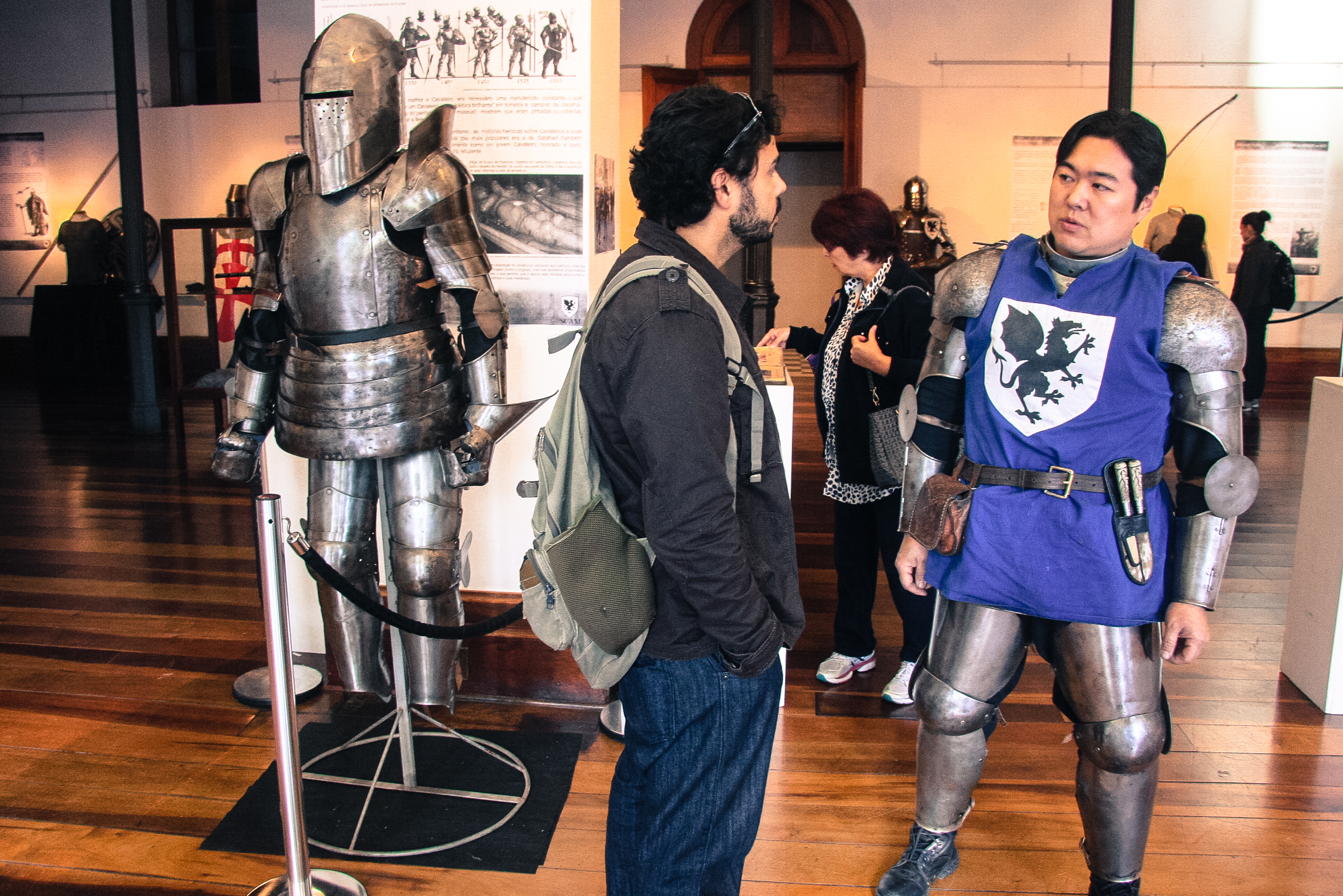 Exposição Medieval - Palácio Cruz e Souza. Foto: Eduardo Guedes de Oliveira / Agência AL