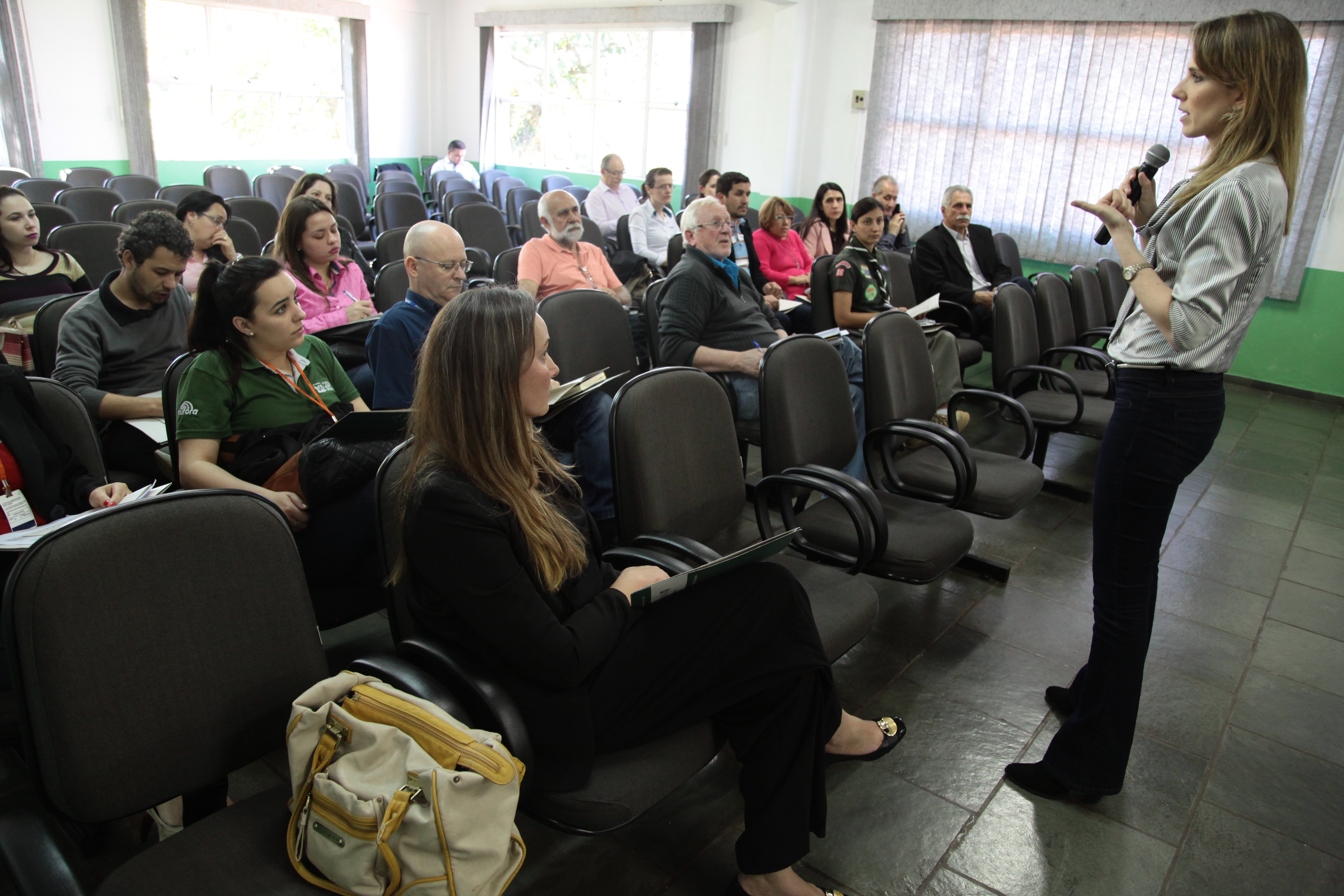 Workshop Responsabilidade Social, na cidade de Chapecó. Foto:Miriam Zomer/ Agência AL