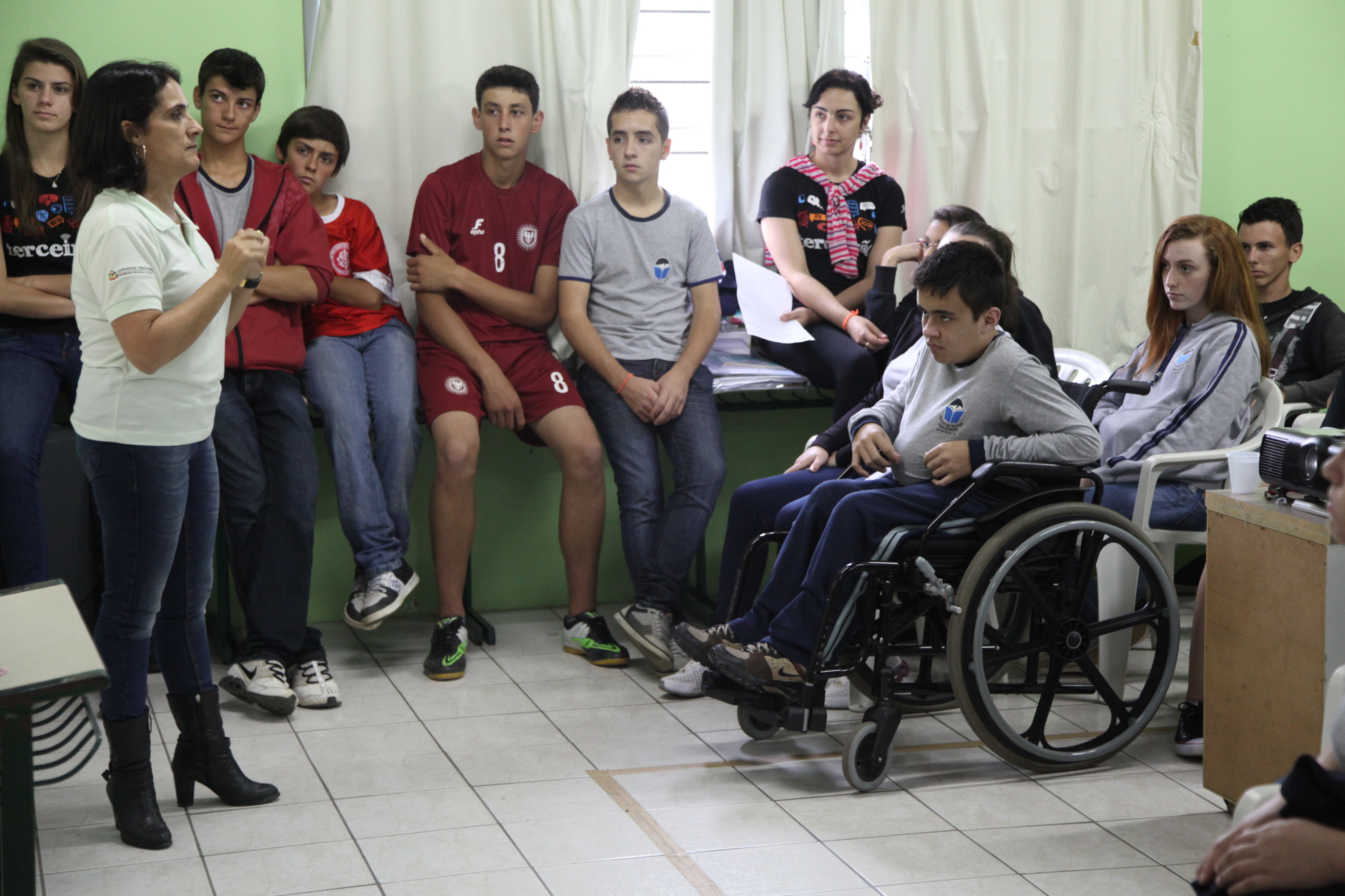 Parlamento Jovem em São João do Sul. Foto: Miriam Zomer/Agência AL