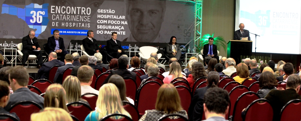 Encontro Catarinense de Hospitais  Foto Carlos Kilian/ Agência AL