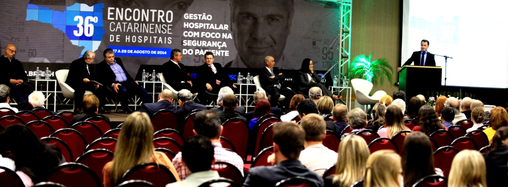 Encontro Catarinense de Hospitais  Foto Carlos Kilian/ Agência AL