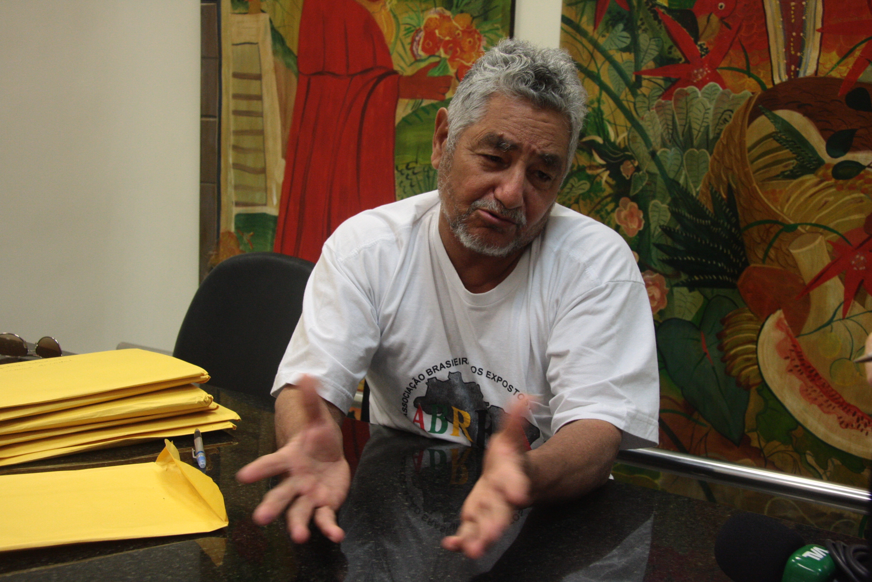 Presidente da ABREA - Associação Brasileira dos Expostos ao Amianto, Eliezer João de Souza.  Foto: Eduardo Guedes de Oliveira/Alesc