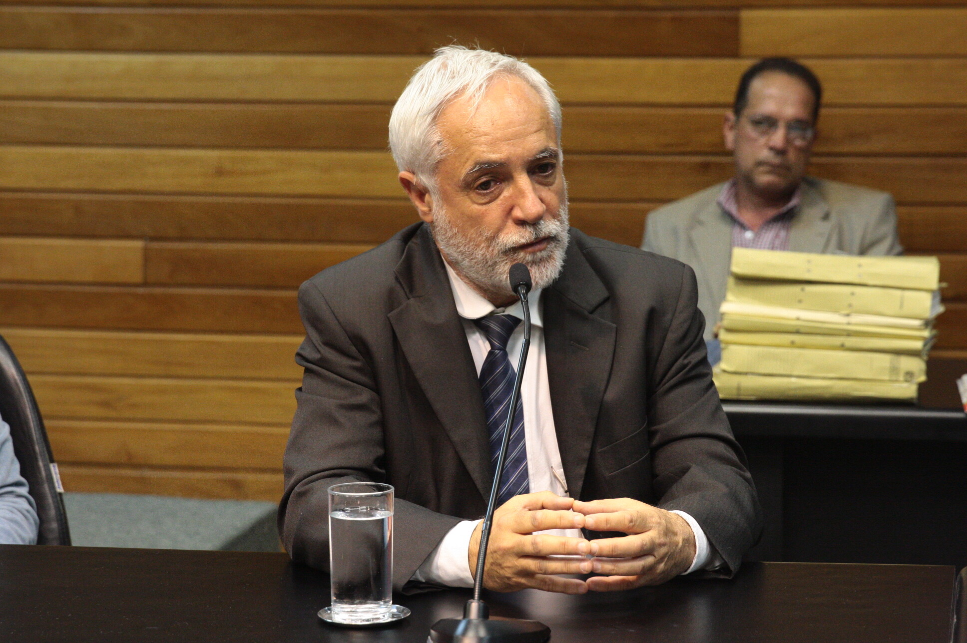 Secretário Dalmo Vieira Filho foi ouvido pela CPI nesta quarta (3). FOTO: Eduardo Guedes de Oliveira/Agência AL