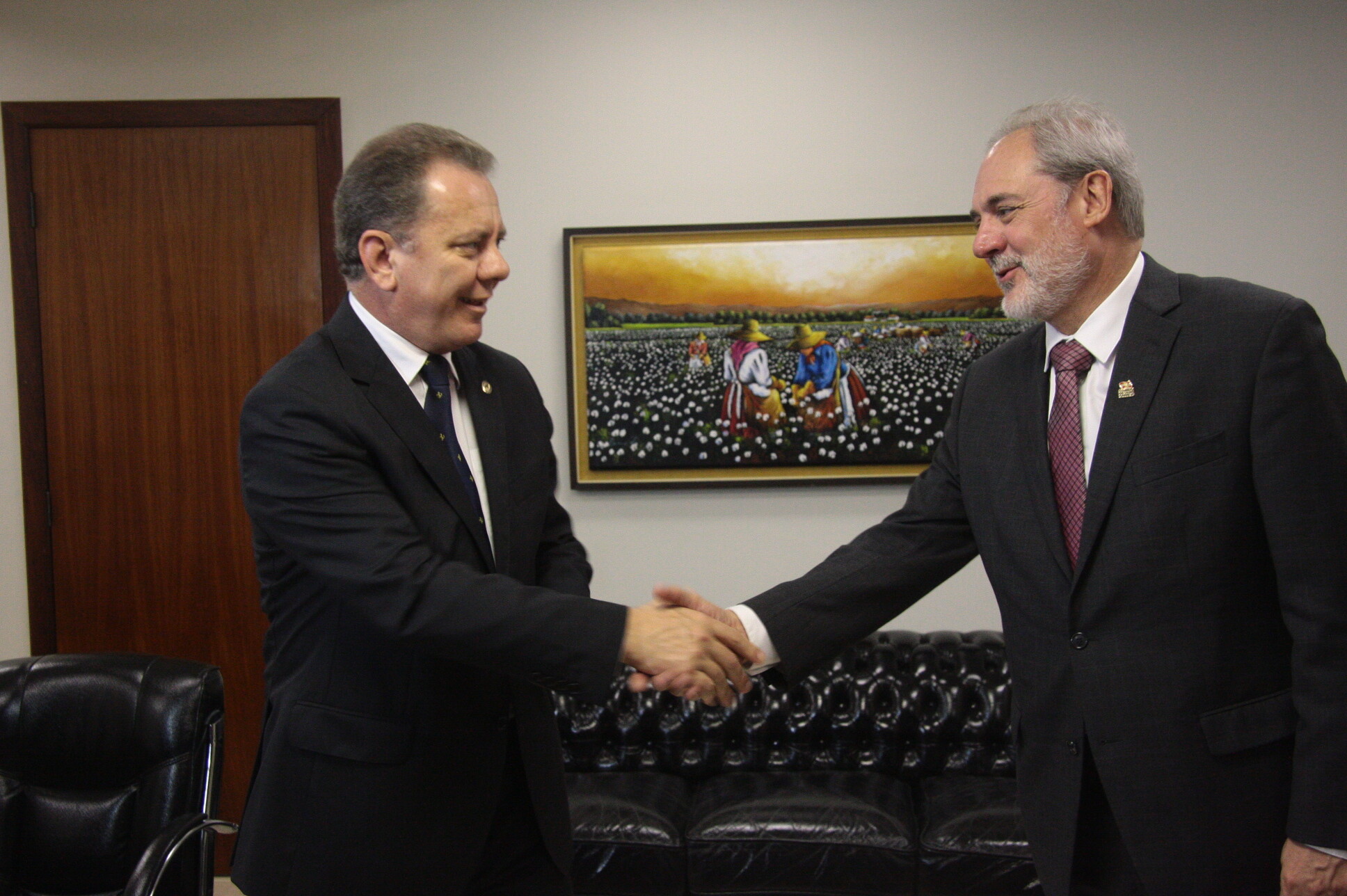 Governador em exercício faz visita institucional ao Parlamento