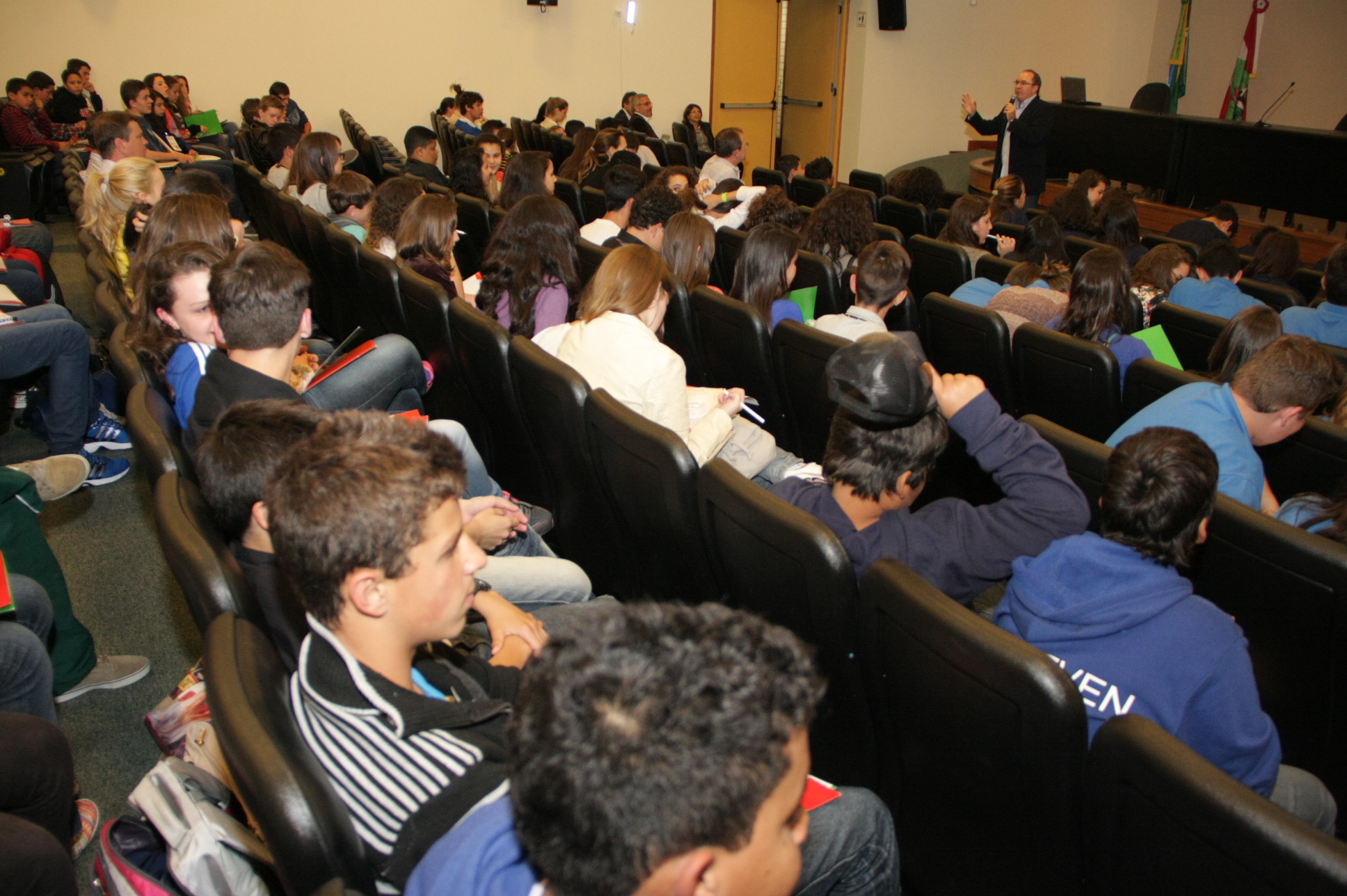 V Encontro Estadual de Vereadores Mirins. Fotos: Pedro Squizatto / Núcleo de Comunicação da Escola do Legislativo