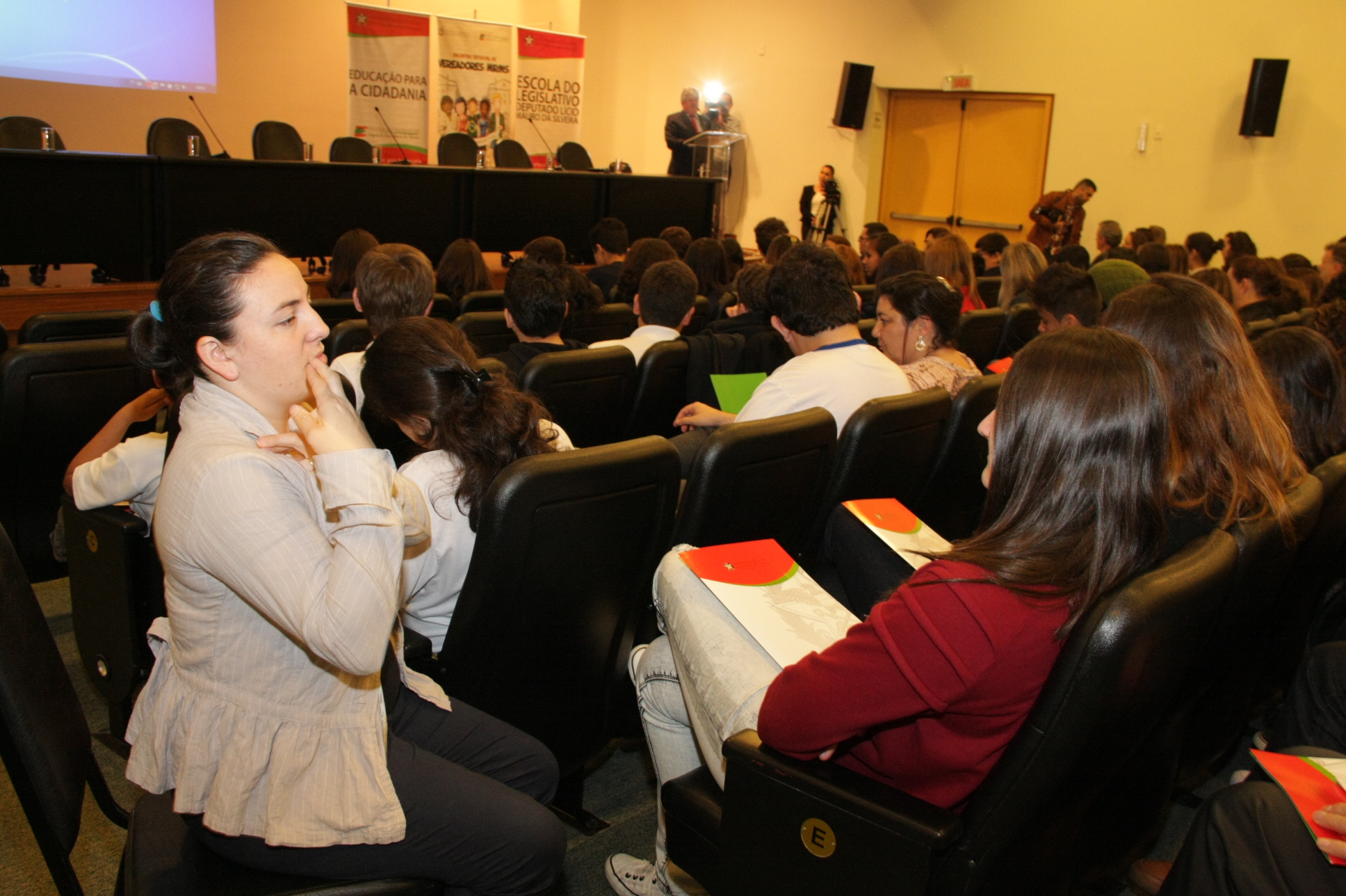 V Encontro Estadual de Vereadores Mirins. Foto: Pedro Squizatto / Núcleo de Comunicação da Escola do Legislativo