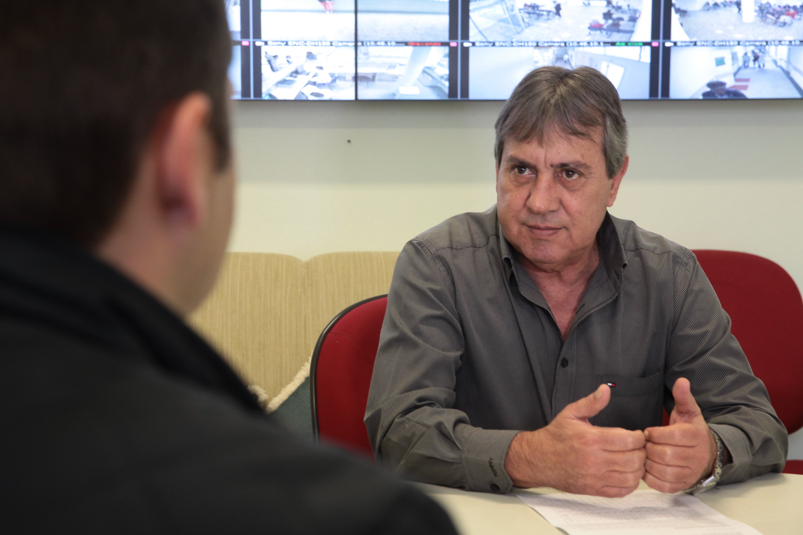 Dr. Libório Soncini, Diretor do Hospital Governador Celso Ramos. Acidentes com Motociclistas. Fotos: Miriam Zomer/Agência AL
