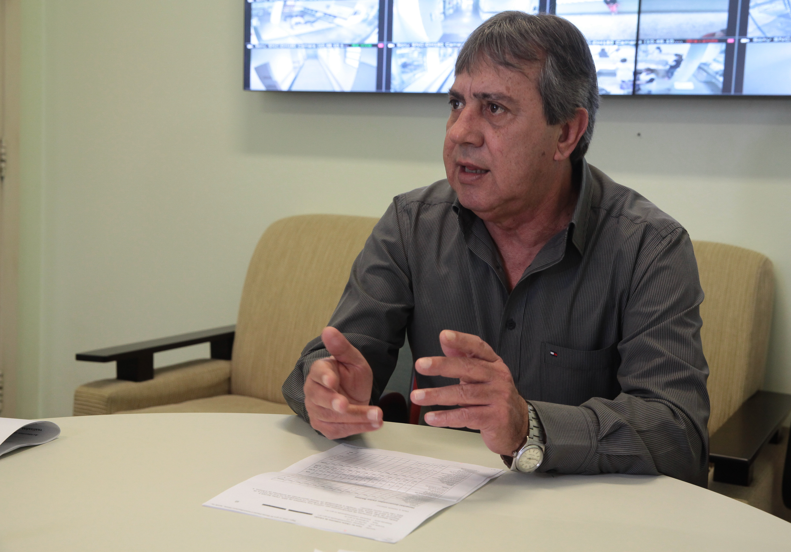 Dr. Libório Soncini, Diretor do Hospital Governador Celso Ramos. Acidentes com Motociclistas. Fotos: Miriam Zomer/Agência AL