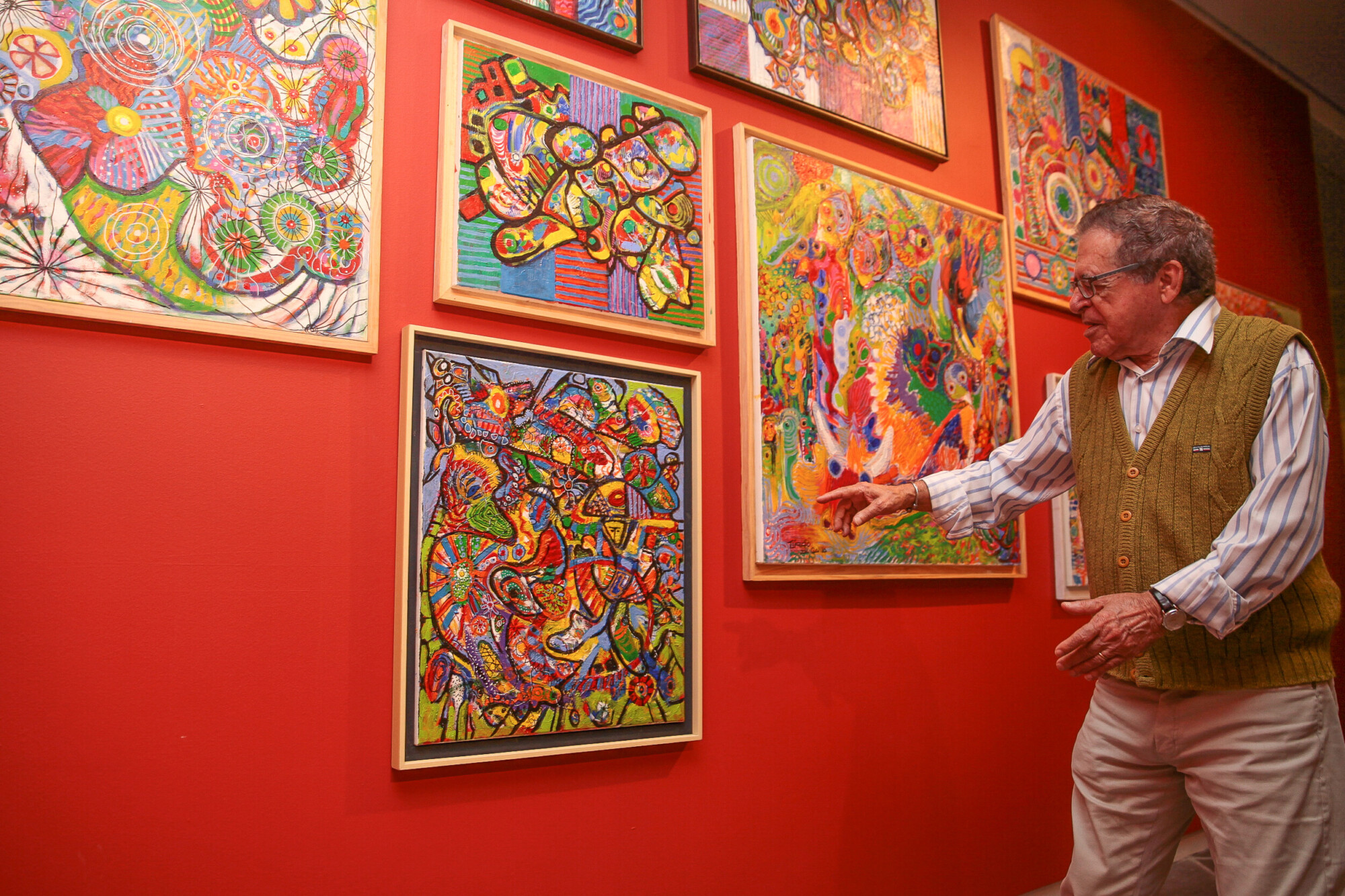 Exposição Tércio – O coração no olho. FOTO: Miriam Zommer/Agência AL