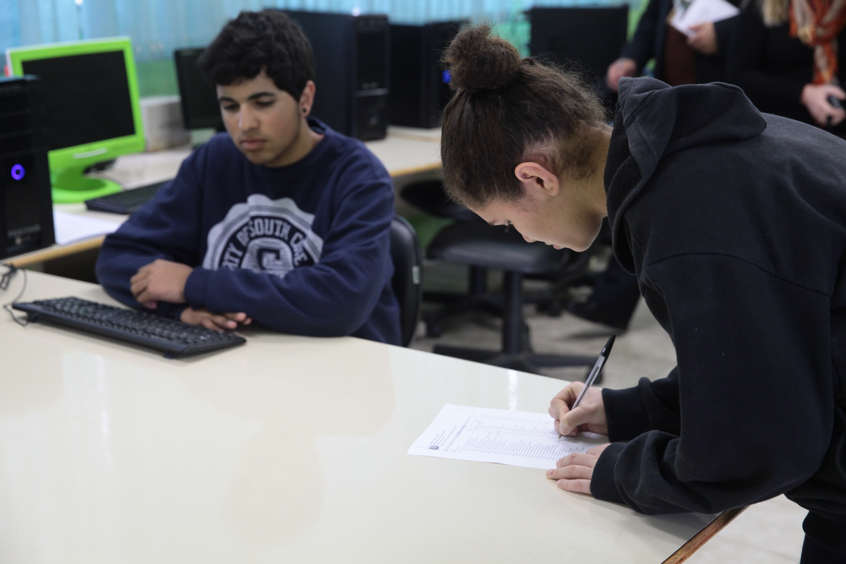 São João do Sul escolhe estudantes para o Parlamento Jovem. Foto: Miriam Zomer/Agência AL