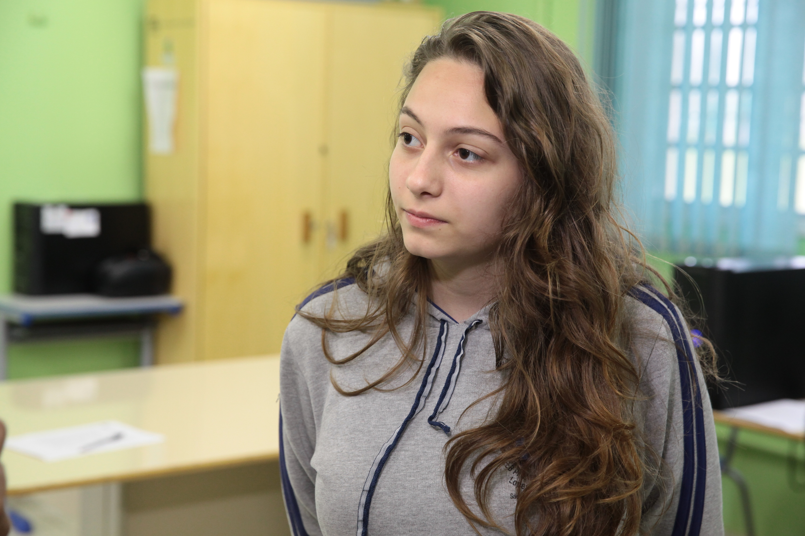 Estudante e candidata Emilly Benfatto. Foto: Miriam Zomer/Agência AL