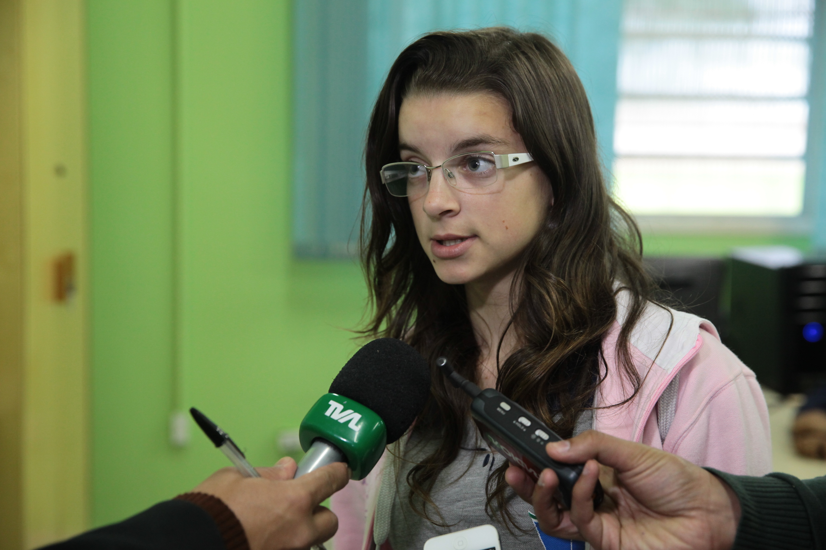 Estudante Tailaine Lumertz. Foto: Miriam Zomer/Agência AL