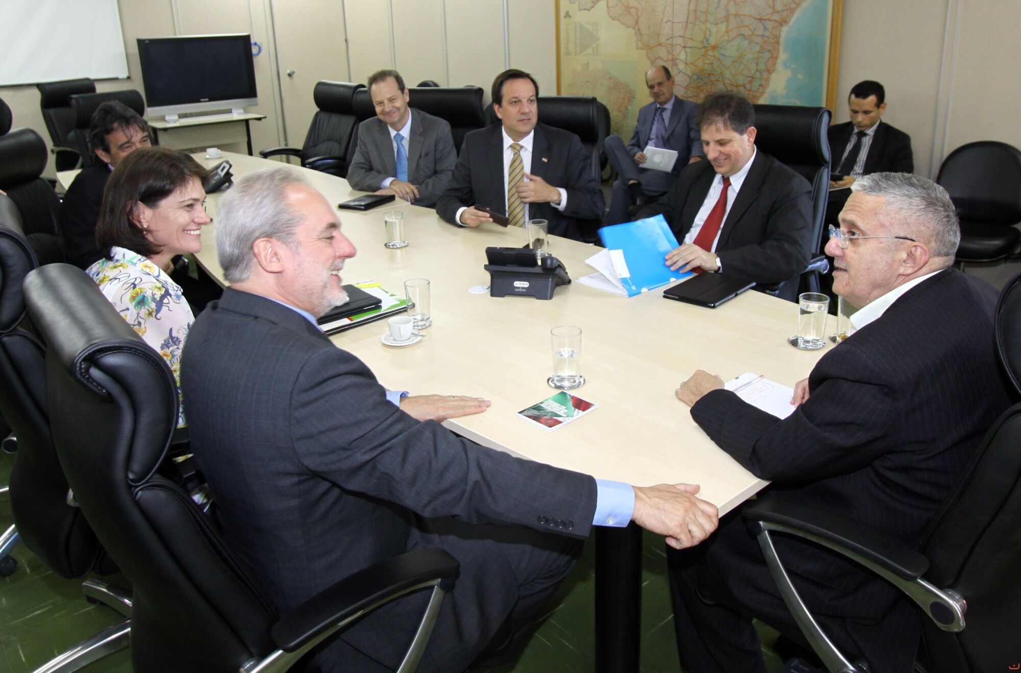 Governador interino discutiu reforma da Ponte da Integração em audiência no Dnit. FOTO: James Tavares/SECOM