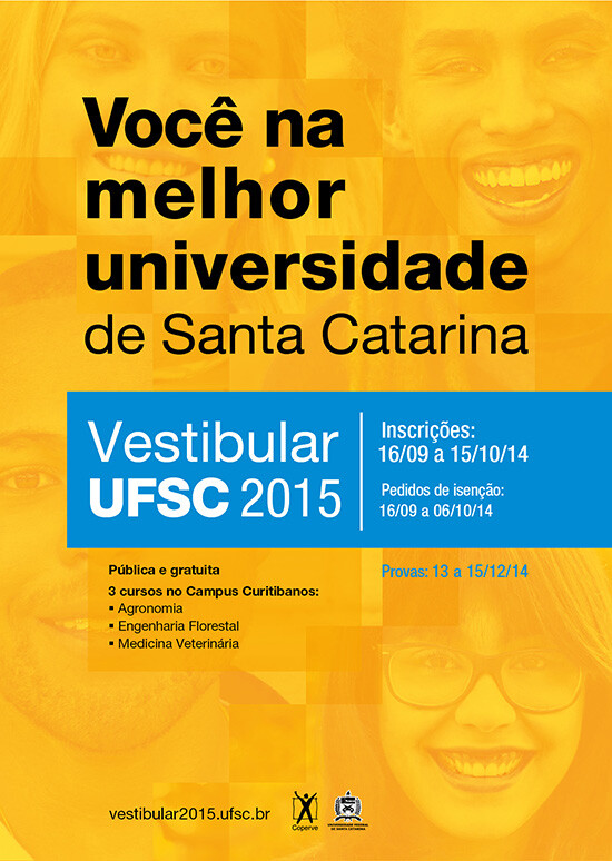 Inscrições para o vestibular da UFSC começam nesta terça-feira (16)