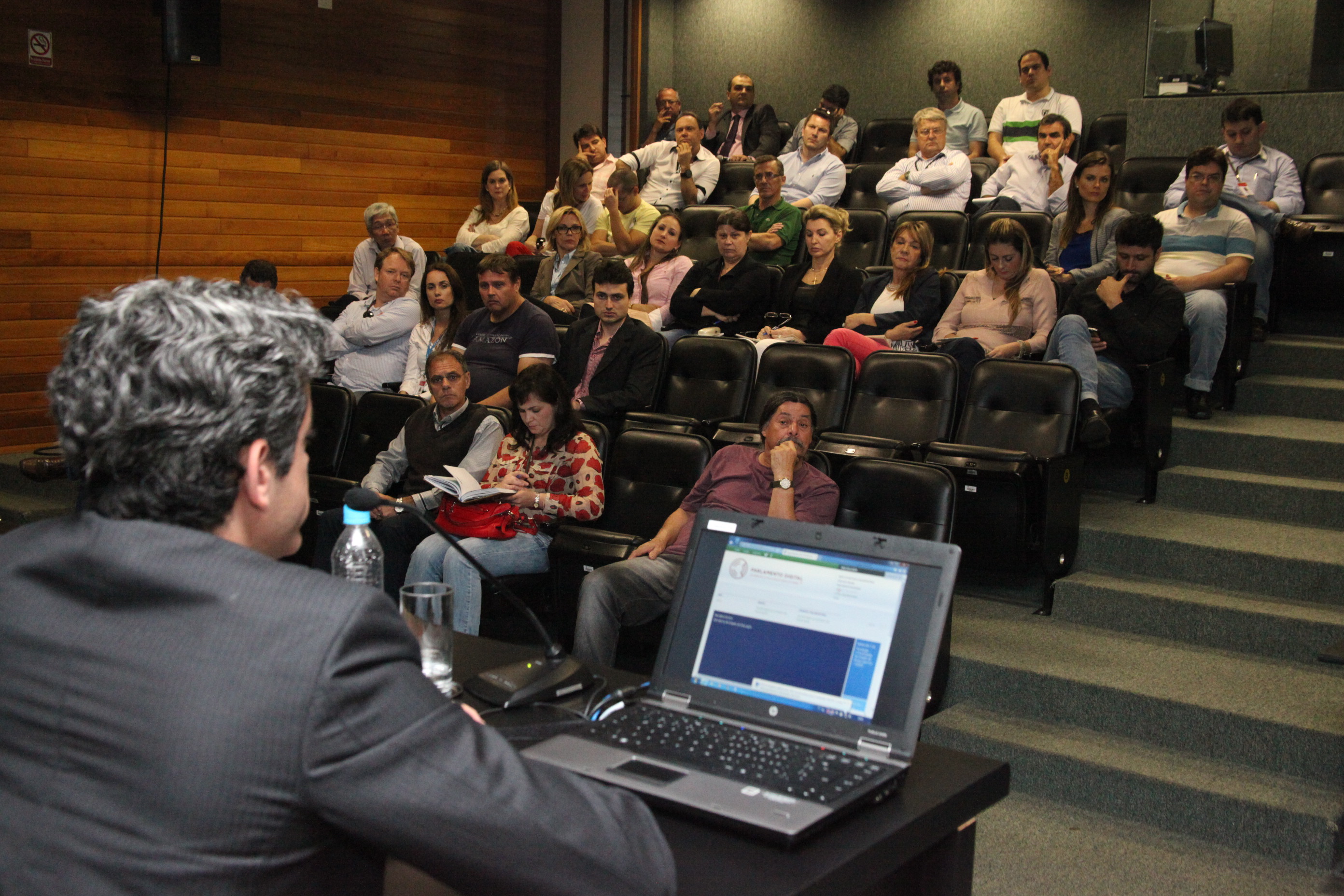 Apresentação do Projeto Parlamento Digital. Foto: Fábio Queiroz / Agência AL