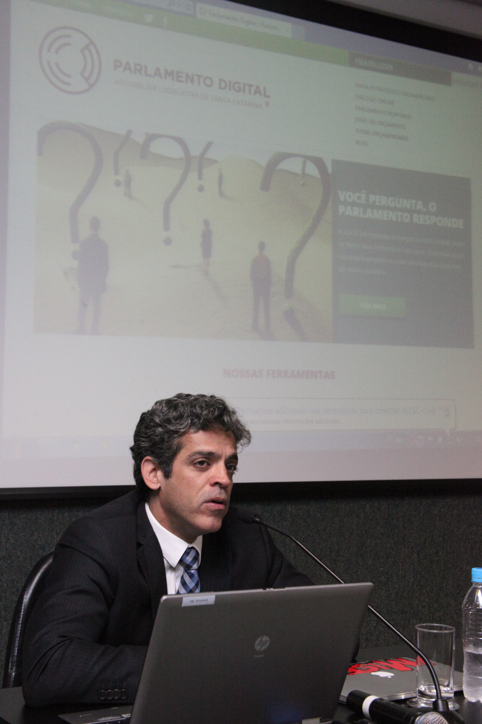 Apresentação do Projeto Parlamento Digital. Foto: Fábio Queiroz / Agência AL