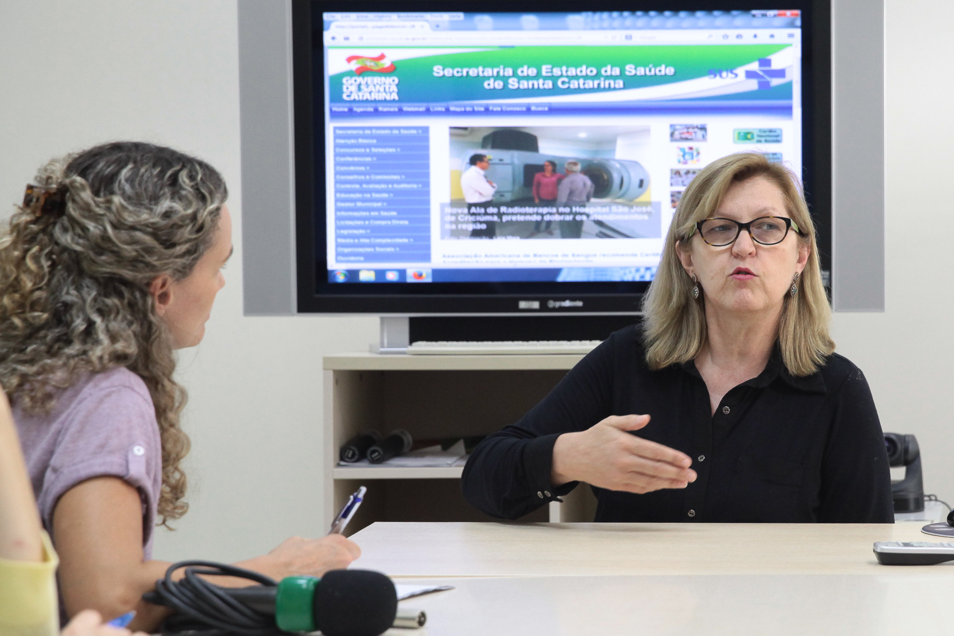 Marlene Bonow Oliveira, fala sobre o Sistema de Classificação de Risco. Foto: Miriam Zomer/Agência AL