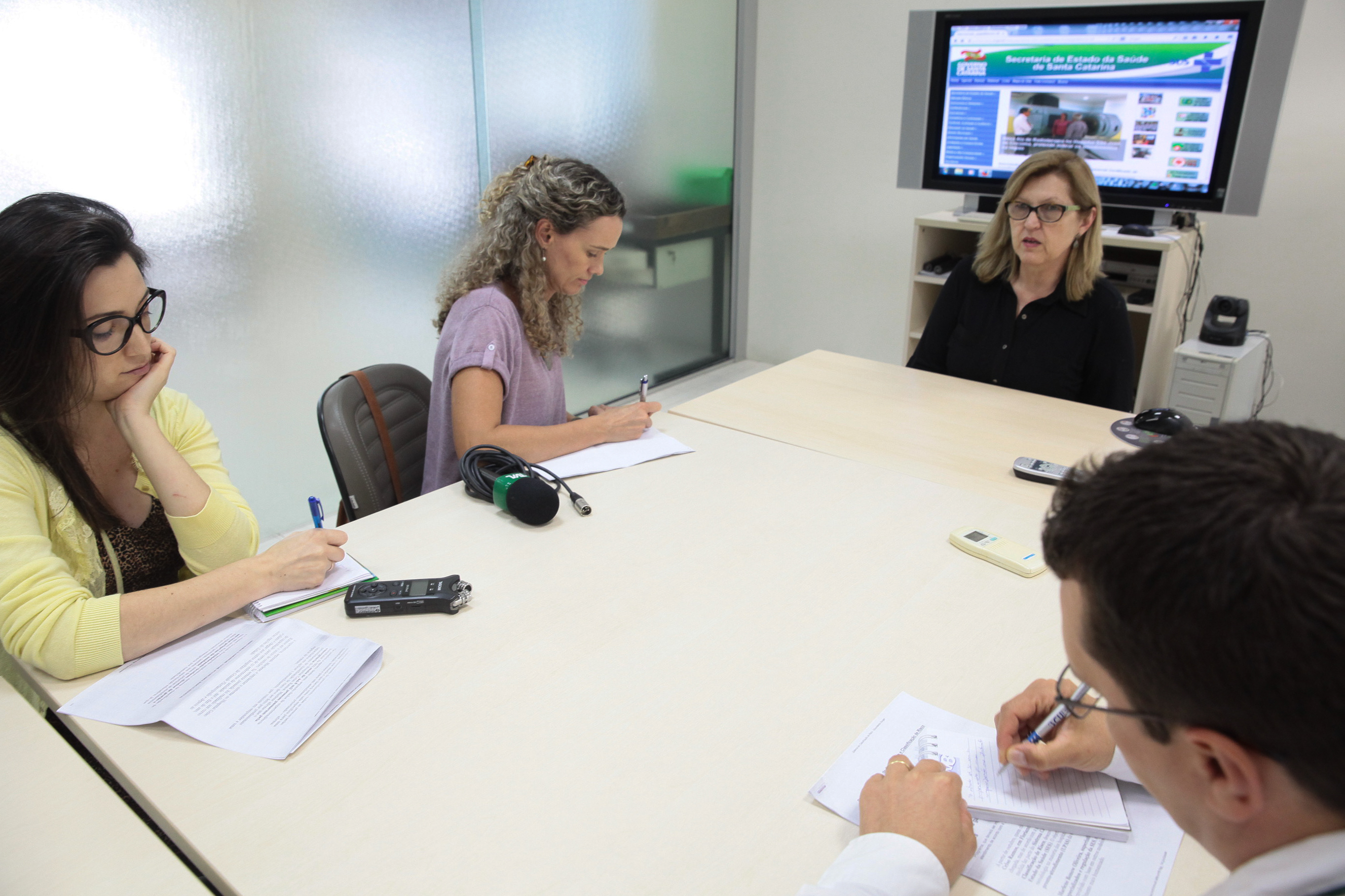 Marlene Bonow Oliveira, fala sobre o Sistema de Classificação de Risco. Foto: Miriam Zomer/Agência AL