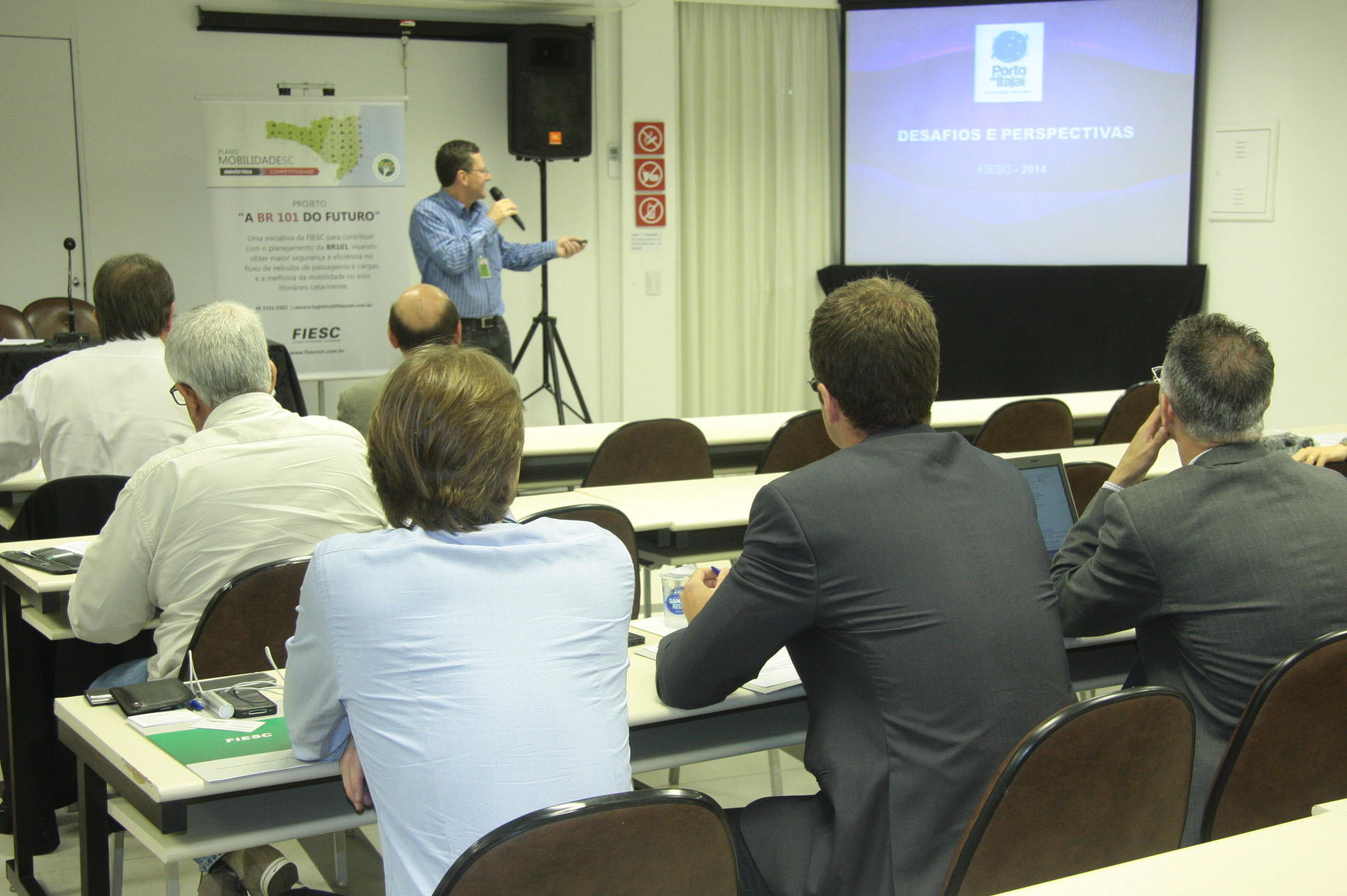 FIESC Porto de Itajai. Foto: Eduardo Guedes de Oliveira / Agência AL