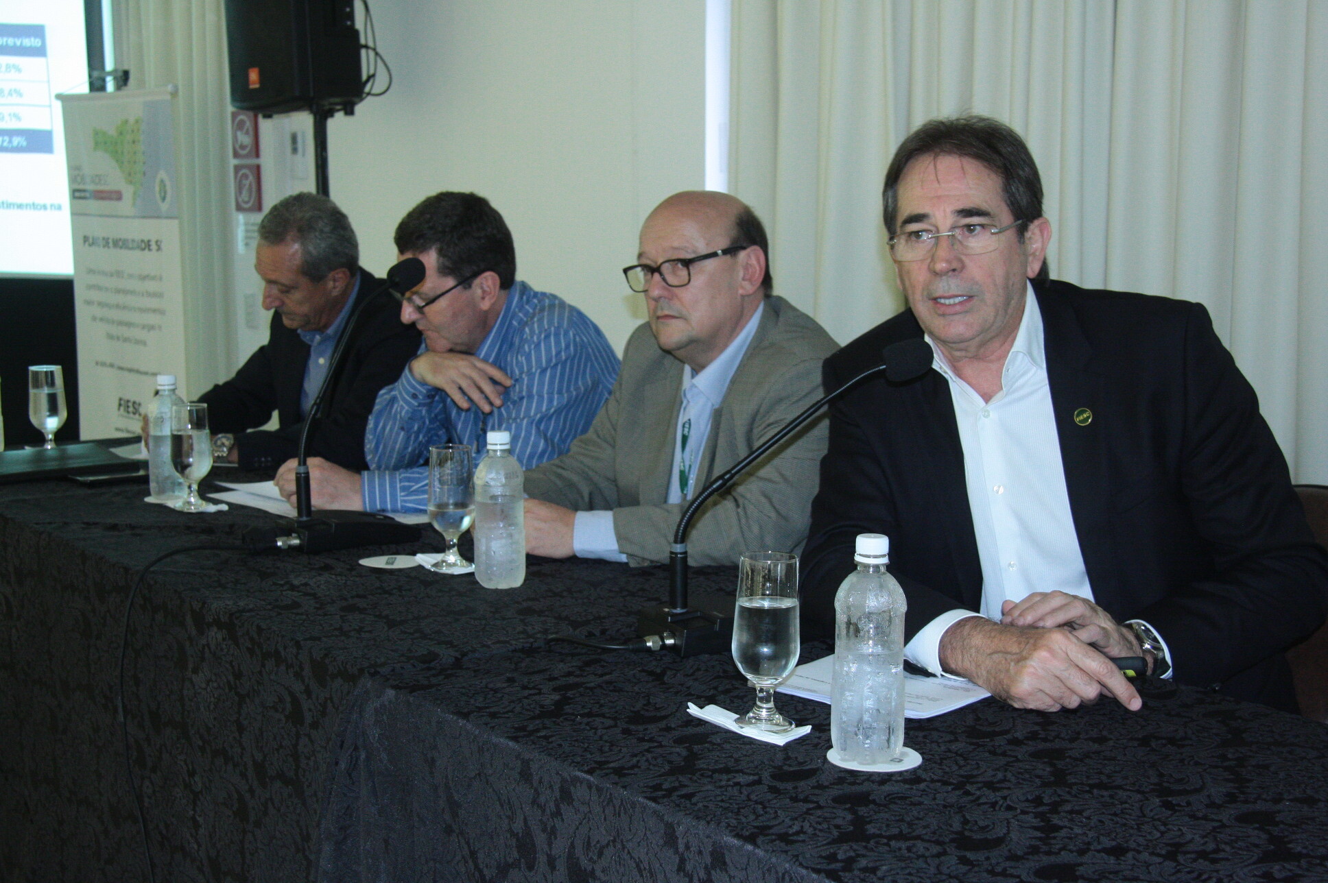 Apresentação ocorreu na sede da Fiesc em Florianópolis. FOTOS: Eduardo Guedes/Agência AL