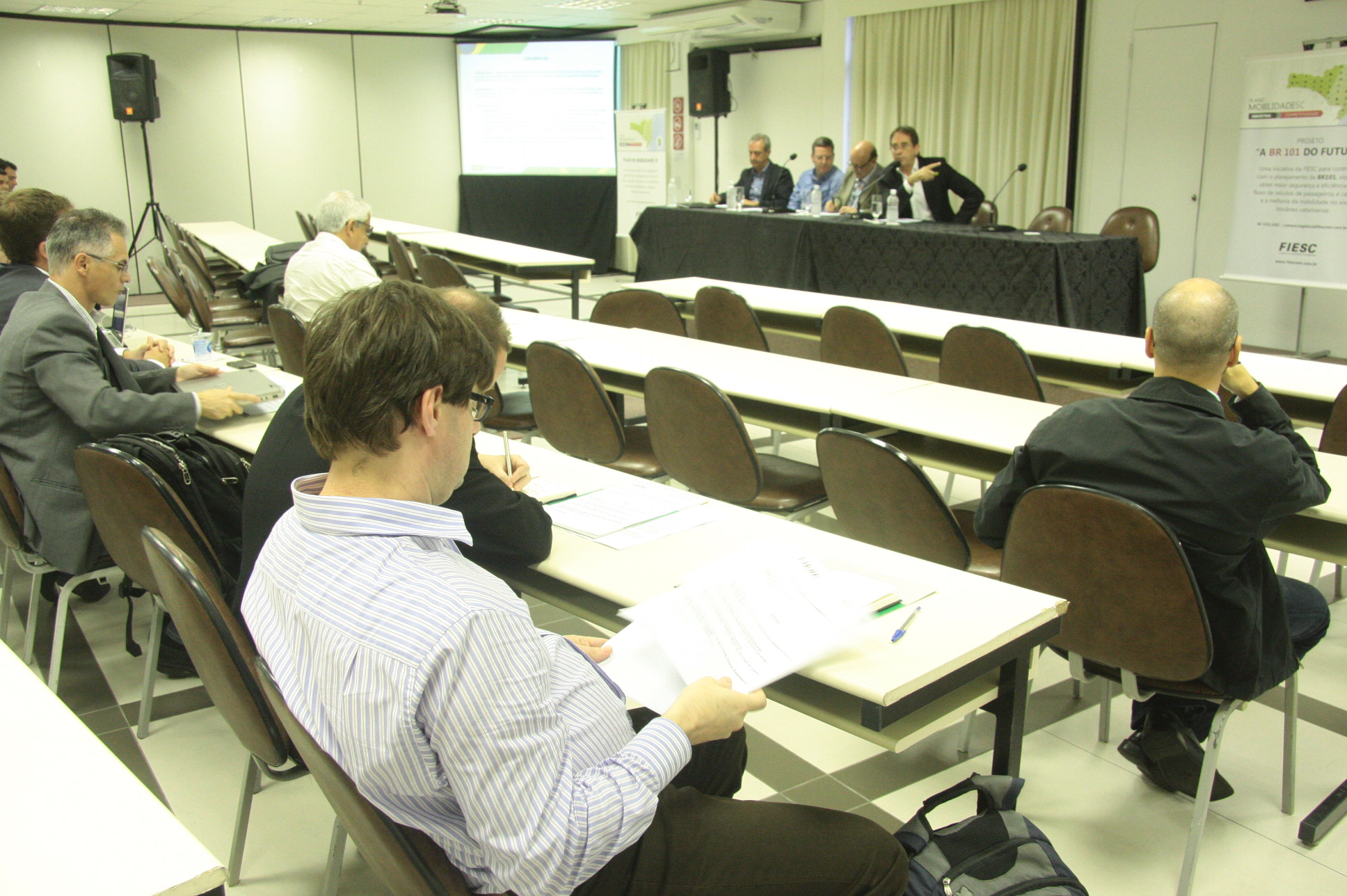 FIESC Porto de Itajai. Foto: Eduardo Guedes de Oliveira / Agência AL