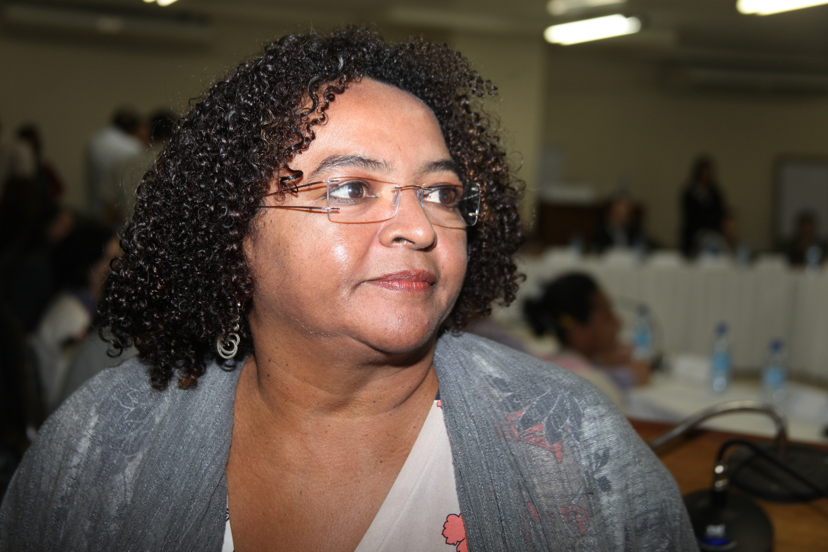 Givânia Maria da Silva. Encontro estadual dos territórios quilombolas. Foto: Fábio Queiroz / Agência AL