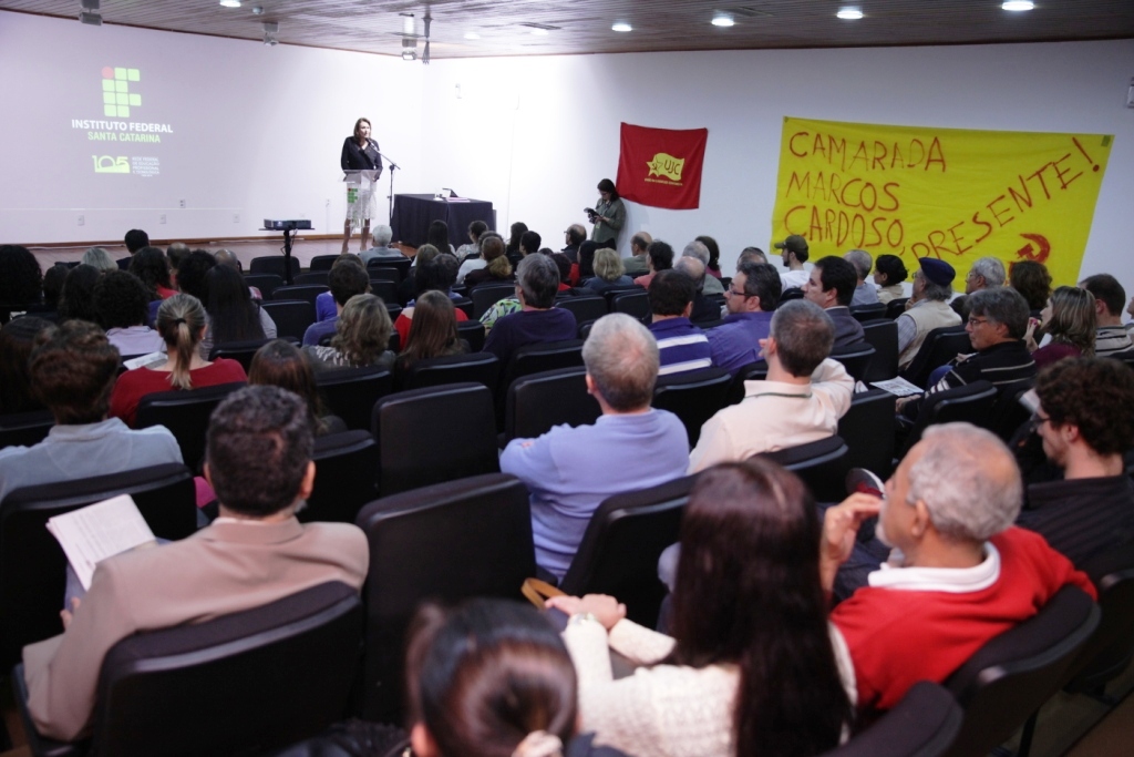 IFSC Homenageia o Professor Marcos Cardoso Filho  In memoriam      Foto Carlos Kilian/Agência AL