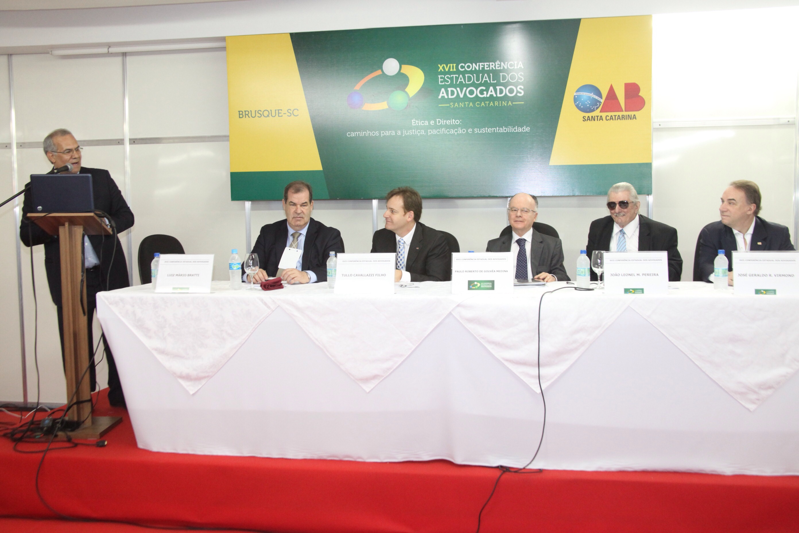 Palestra Conduta ética do advogado. XVII Conferência Estadual Advogados. Foto: Fábio Queiroz / Agência AL
