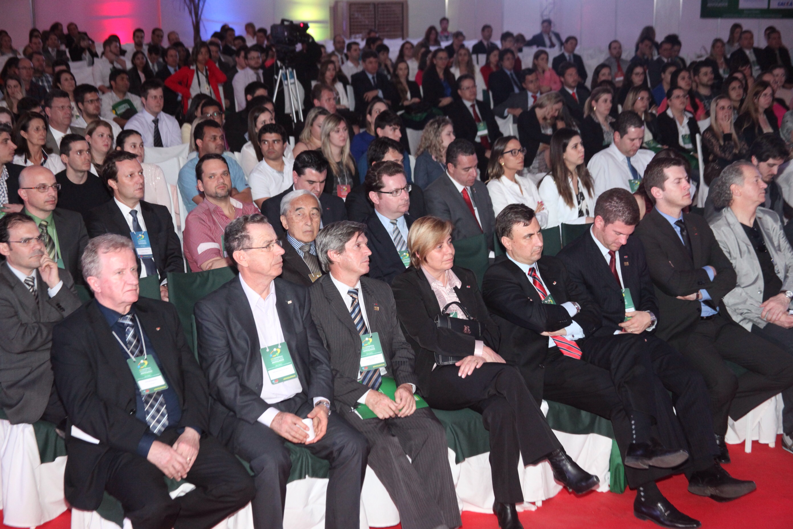 Encerramento da XVII Conferência estadual  dos advogados de SC. Foto: Fábio Queiroz / Agência AL