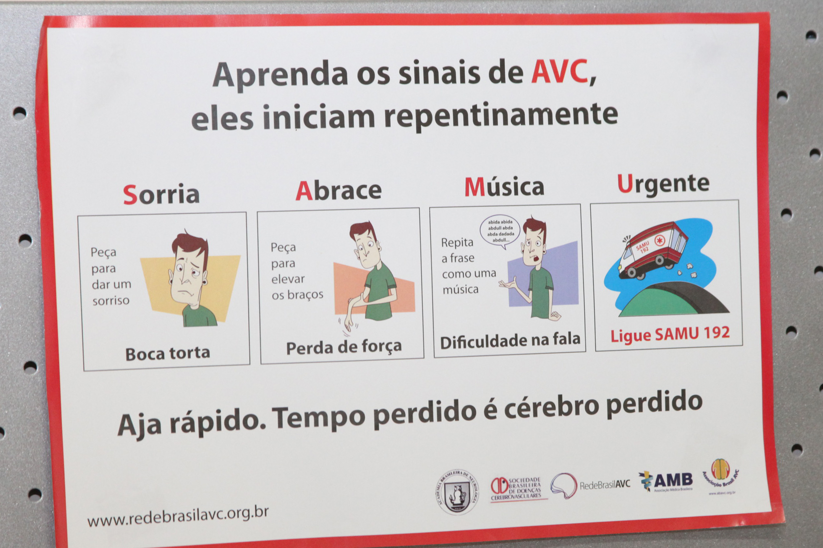 Semana Nacional do AVC. Foto: Fábio Queiroz / Agência AL