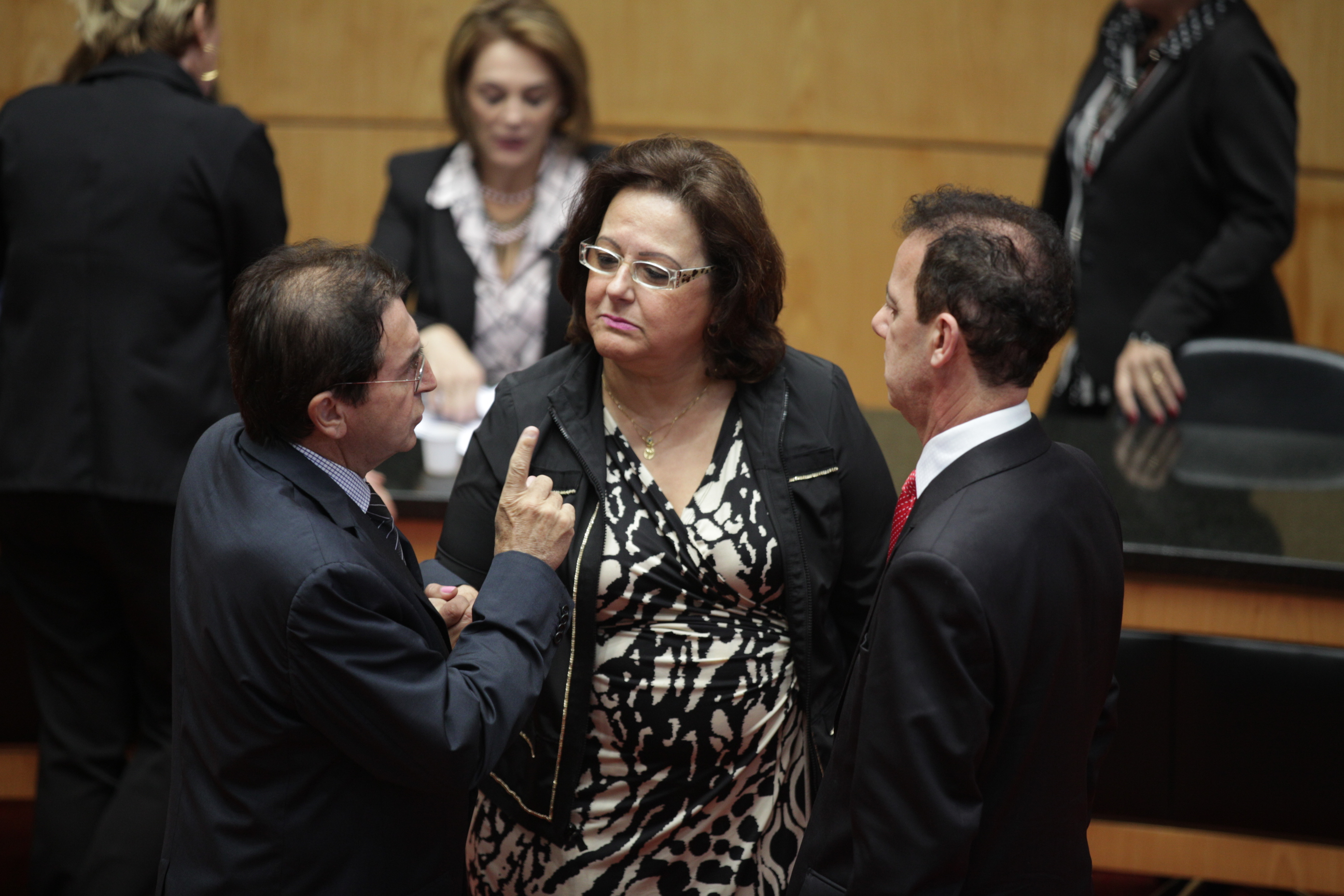 Sessão Plenária - Deputados Antônio Aguiar, Dirce Heidercheidt e Ismael Santos