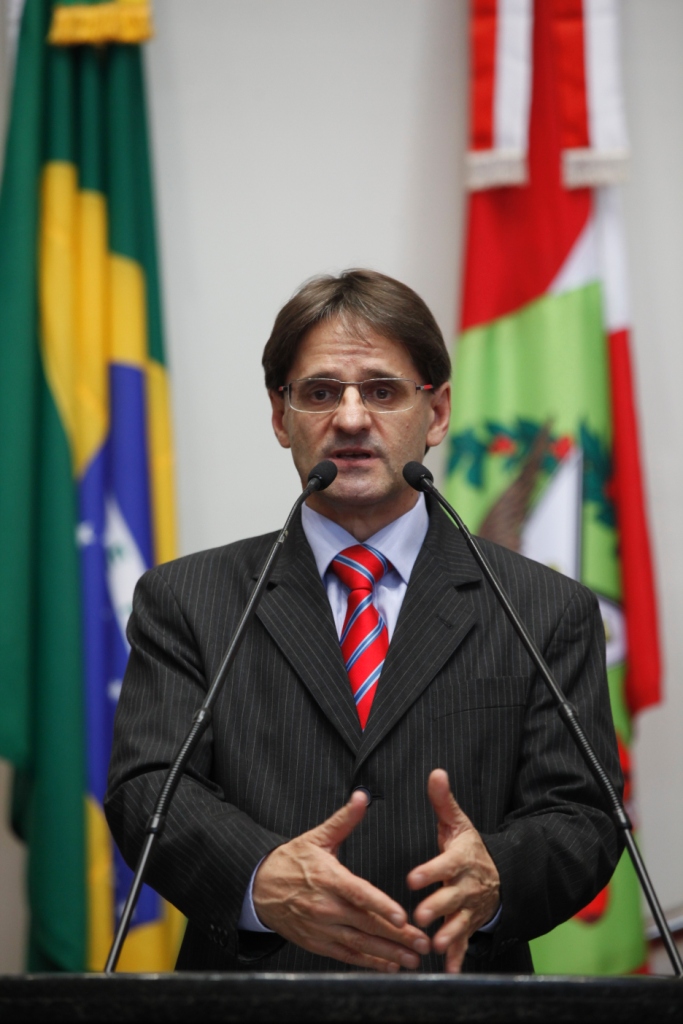 Deputado  Neodi Saretta  (PT)   Foto Carlos Kilian/Agência AL