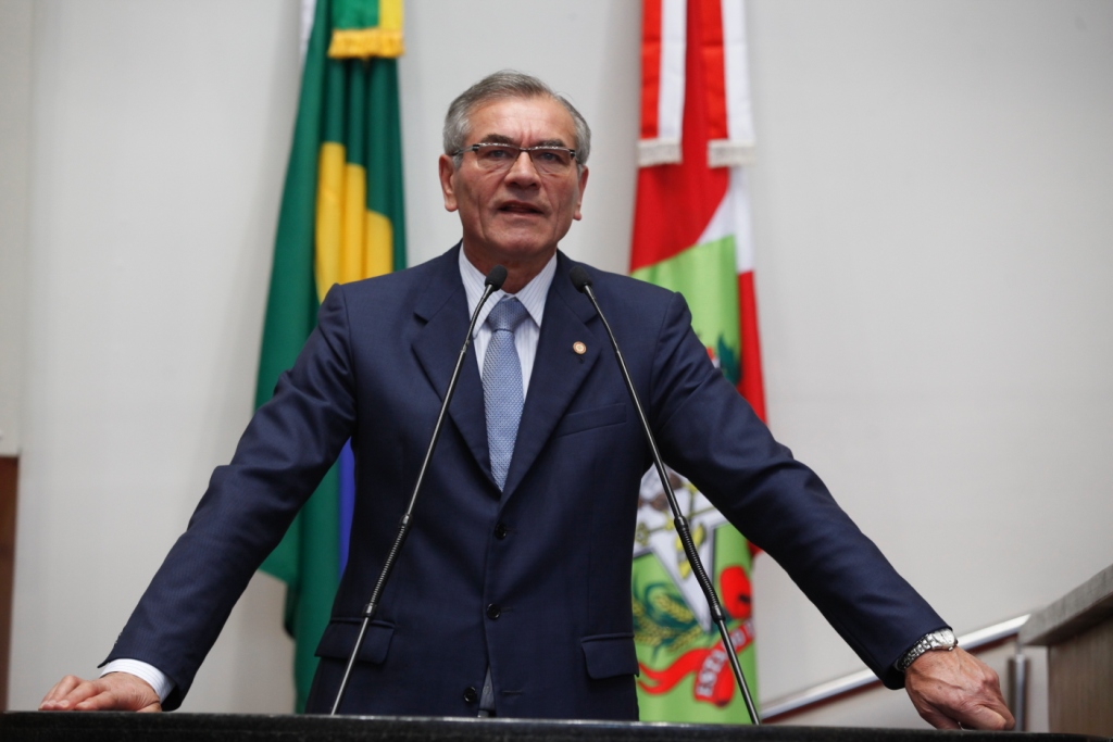 Deputado  Silvio Dreveck  (PP)  Foto Carlos Kilian/Agência AL