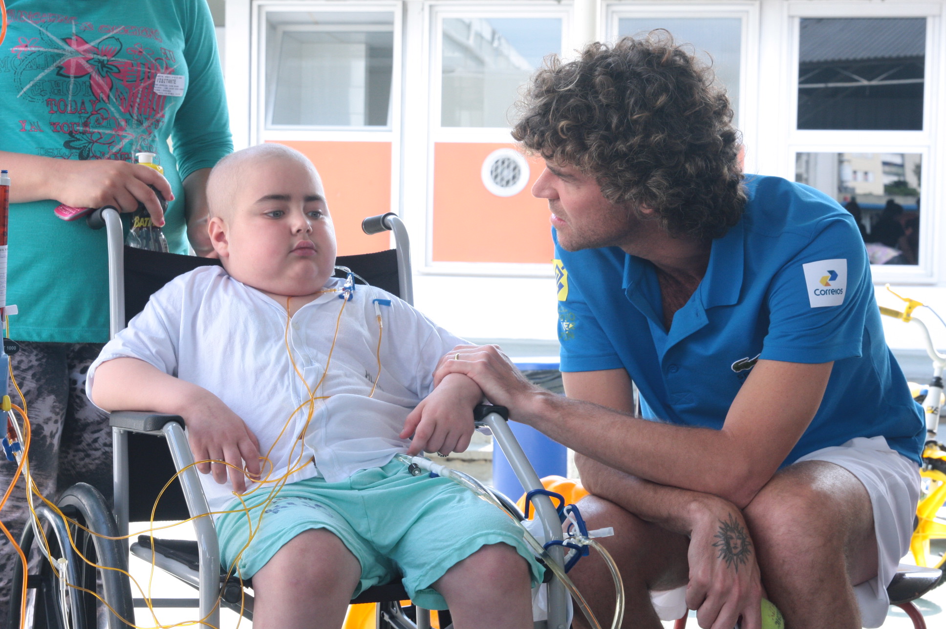 Hospital Infantil - Semana Guga Kuerten. Foto: Eduardo Guedes de Oliveira / Agência AL