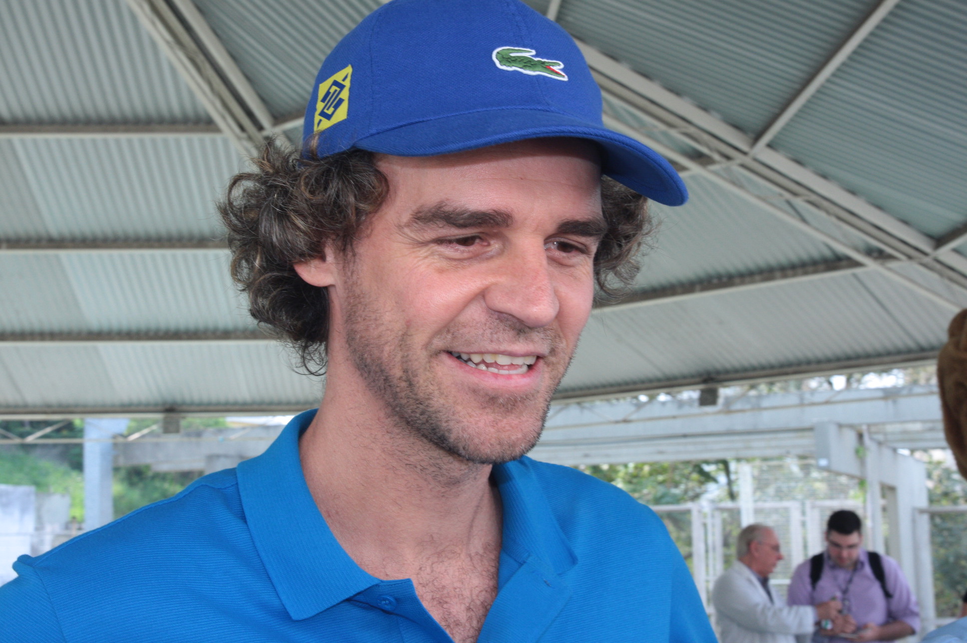 Gustavo Kuerten - Hospital Infantil - Semana Guga Kuerten. Foto: Eduardo Guedes de Oliveira / Agência AL
