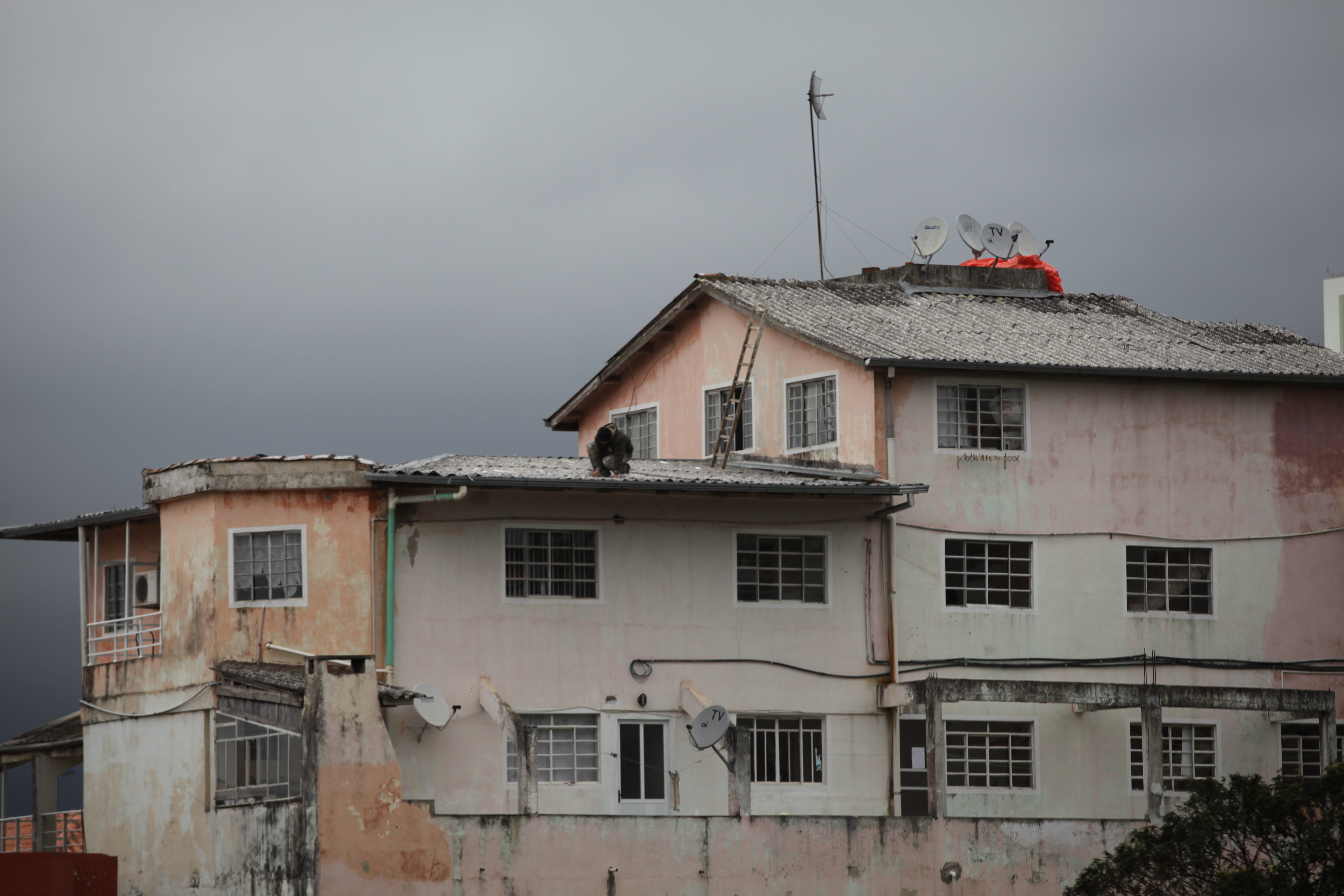 Estragos da Chuva de Granizo em Lages. Fotos: Miriam Zomer/Agência AL