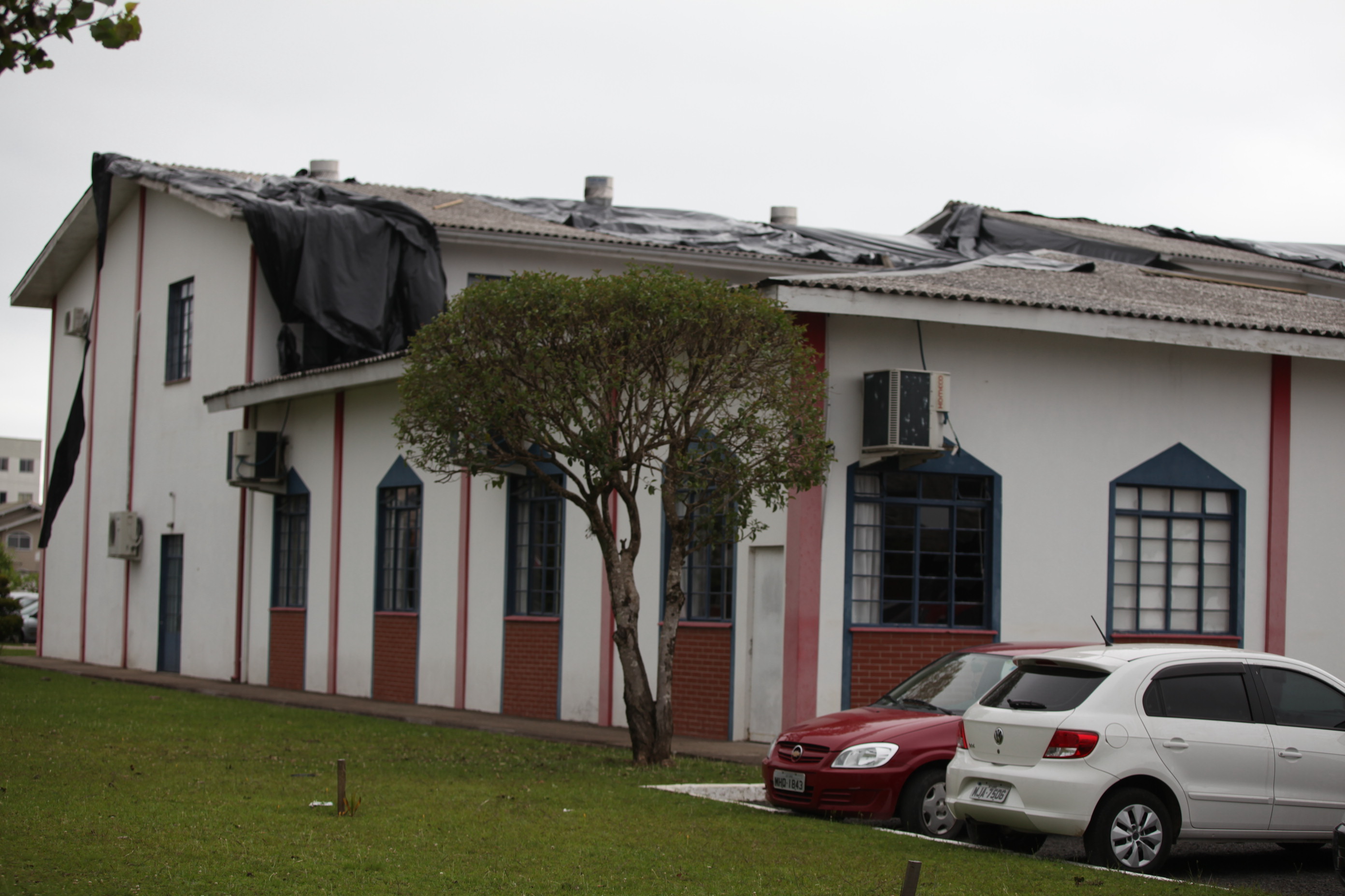 Estragos da Chuva de Granizo em Lages. Fotos: Miriam Zomer/Agência AL
