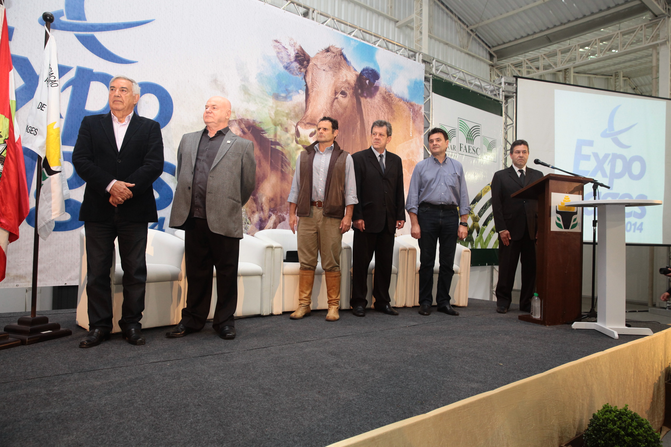 Abertura da Expo Lages 2014. Fotos: Miriam Zomer/Agência AL
